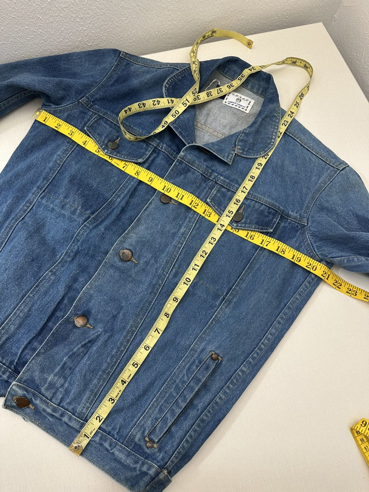 Express Vintage 80s Limited Express Denim Trucker Jacket Size Small Size US S / EU 44-46 / 1 - 7 Thumbnail