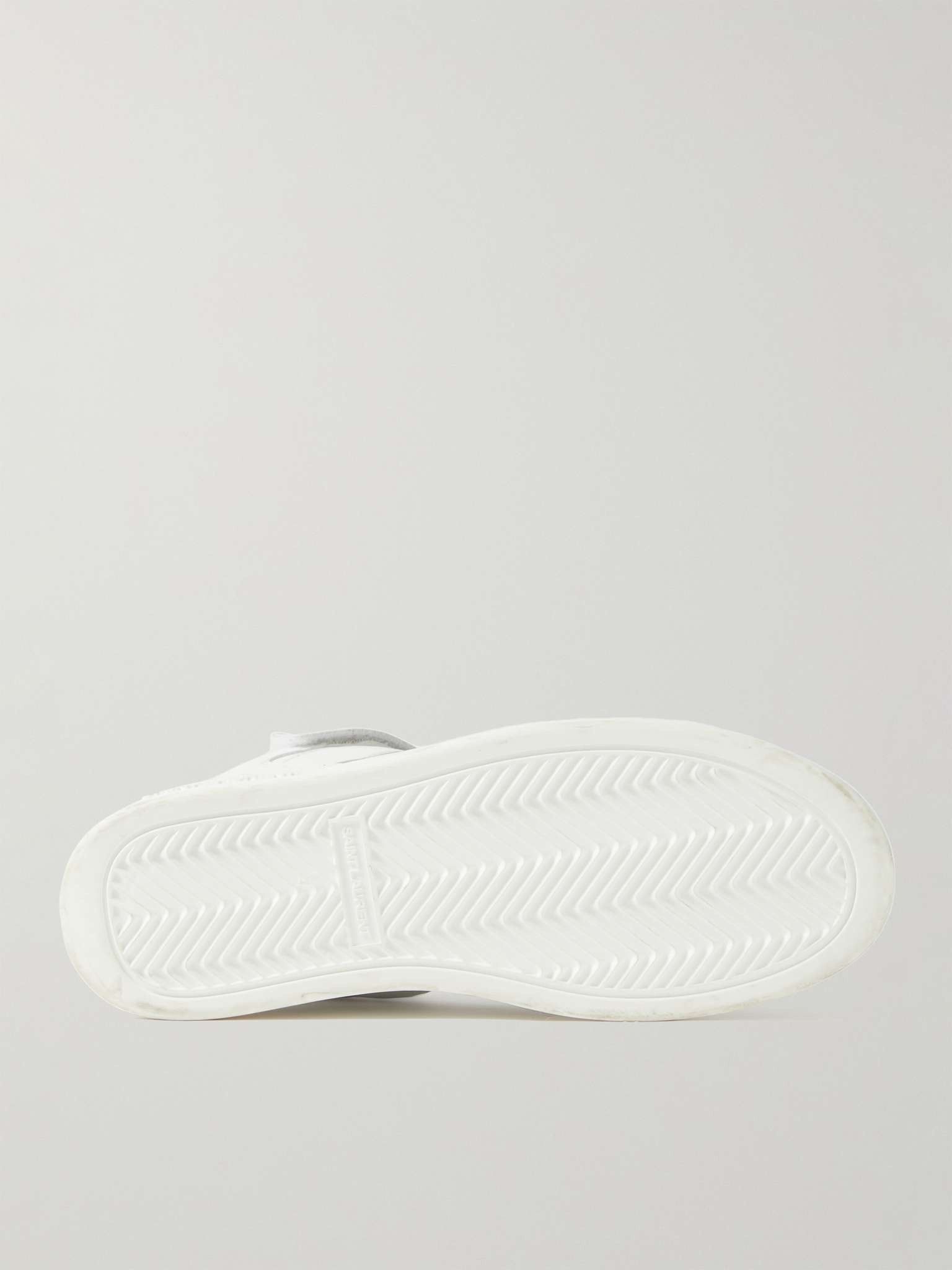 Saint Laurent Paris o1tr1nto0725 Lax Sneakers in Washed-Out Effect Leather White Size US 6 / EU 39 - 6 Thumbnail