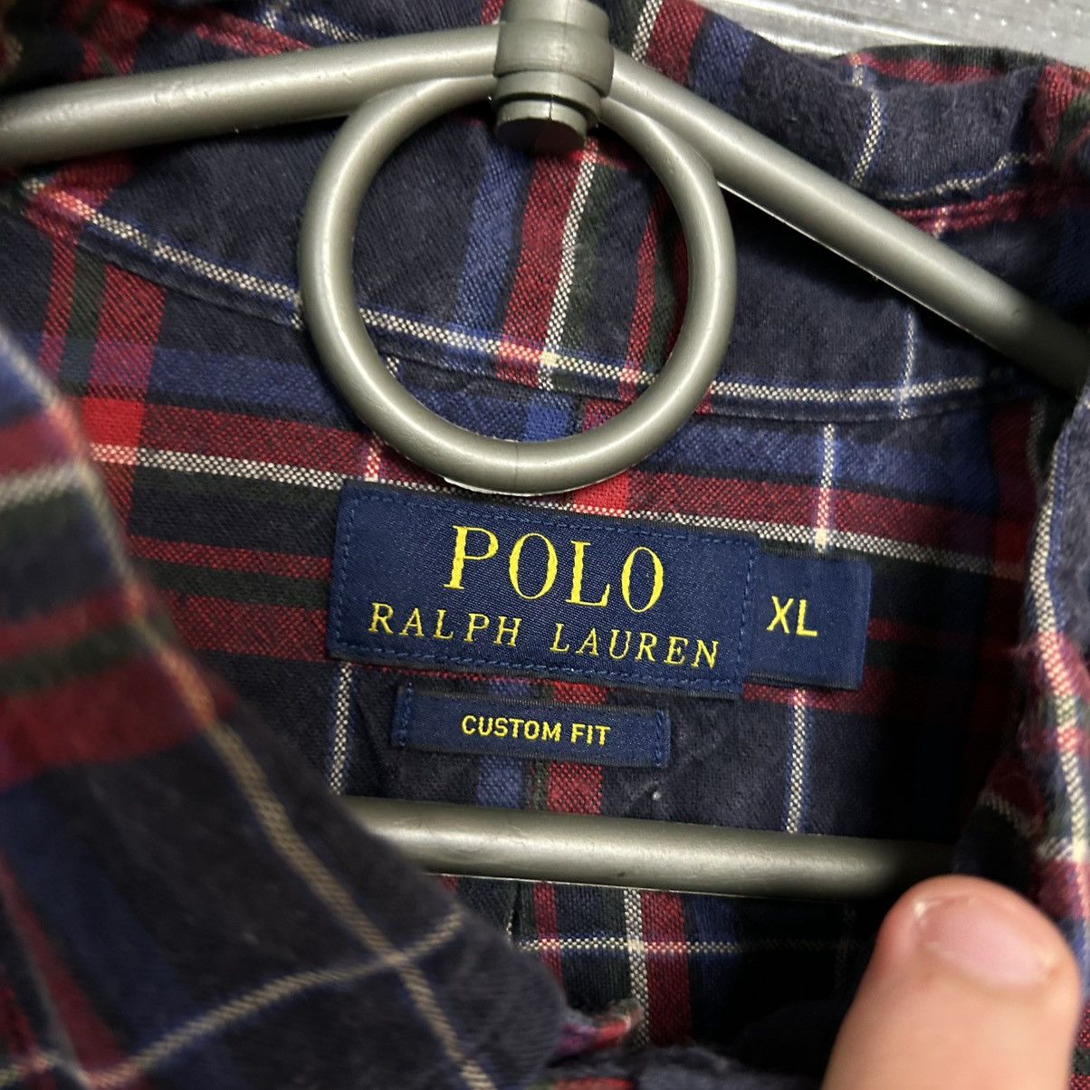 Polo Ralph Lauren Mens Polo Ralph Lauren Small logo checked y2k button shirt Size US XL / EU 56 / 4 - 5 Thumbnail