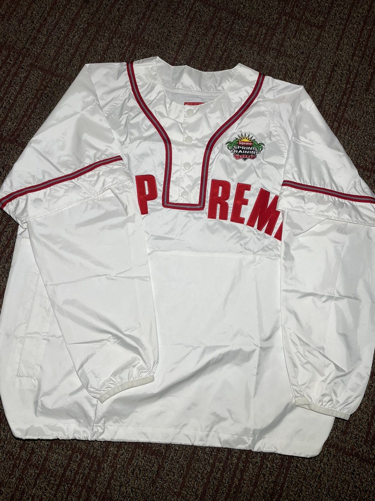 Supreme Supreme Snap-Off Sleeve L/S Baseball Top Size US M / EU 48-50 / 2 - 7 Thumbnail