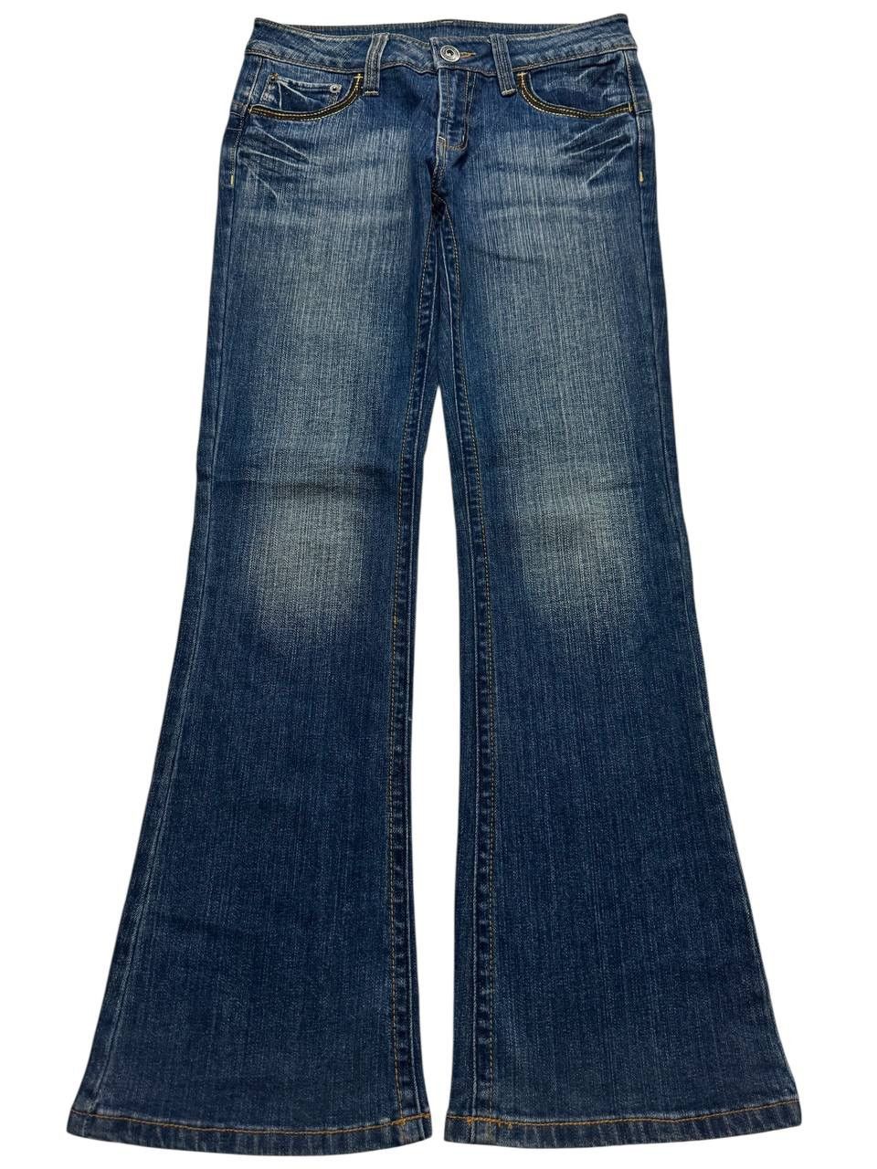 Designer 💥Flared💥Vintage Japanese Mudwash Bell Bottom Jeans Size US 29 - 1 Thumbnail