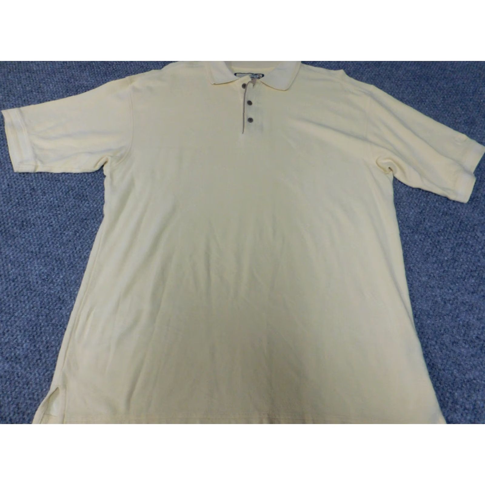 Vintage Havana Jack's Cafe Polo shirt Mens Medium Beige Striped Short Sleeve Collared Logo Cotton Polyester Blended Fabric Vintage No Model: nike Sports Logo Size US M / EU 48-50 / 2 - 2 Thumbnail