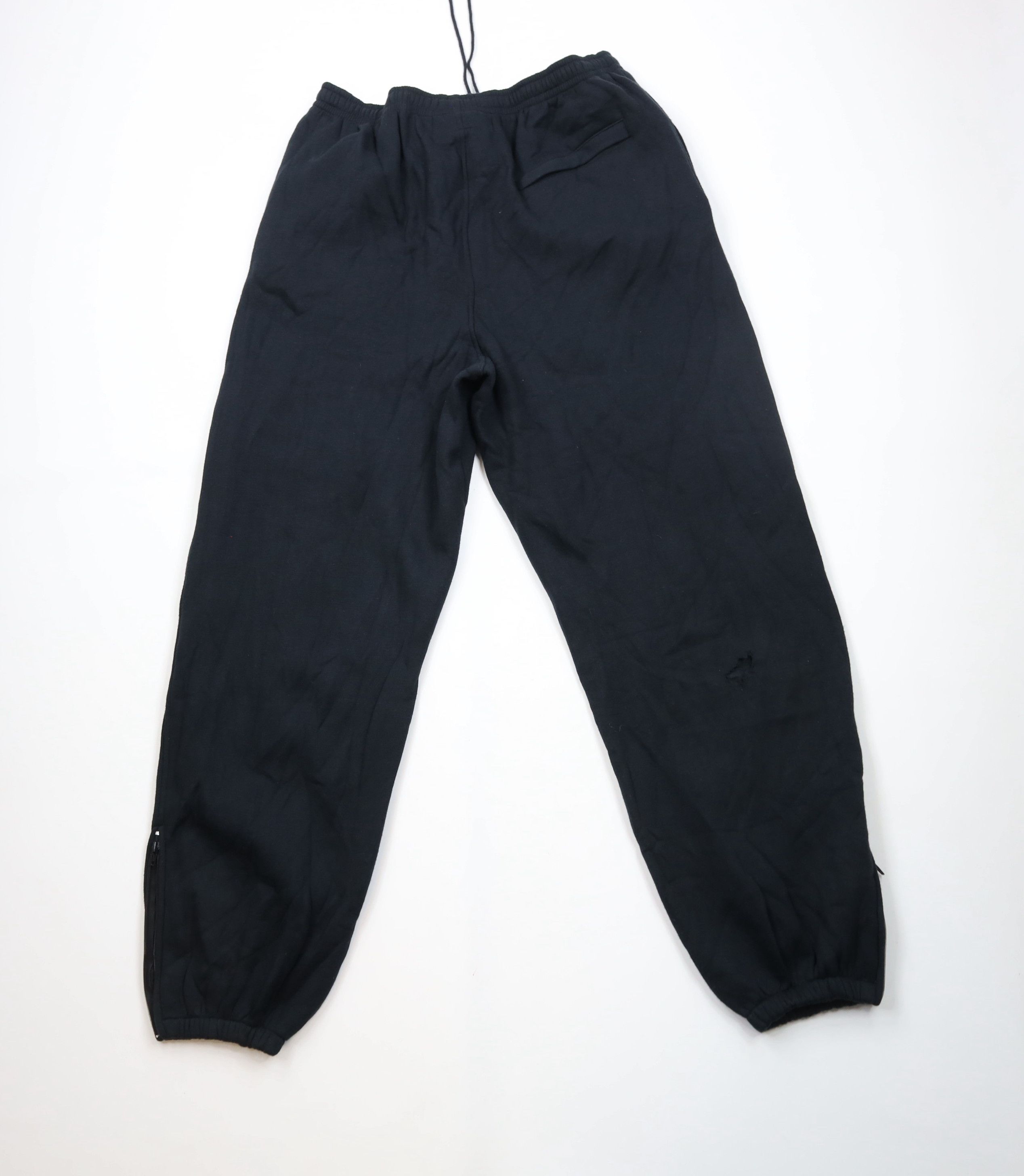 Vintage Vintage 90s Streetwear Heavyweight Sweatpants Joggers Black Size US 38 / EU 54 - 8 Thumbnail