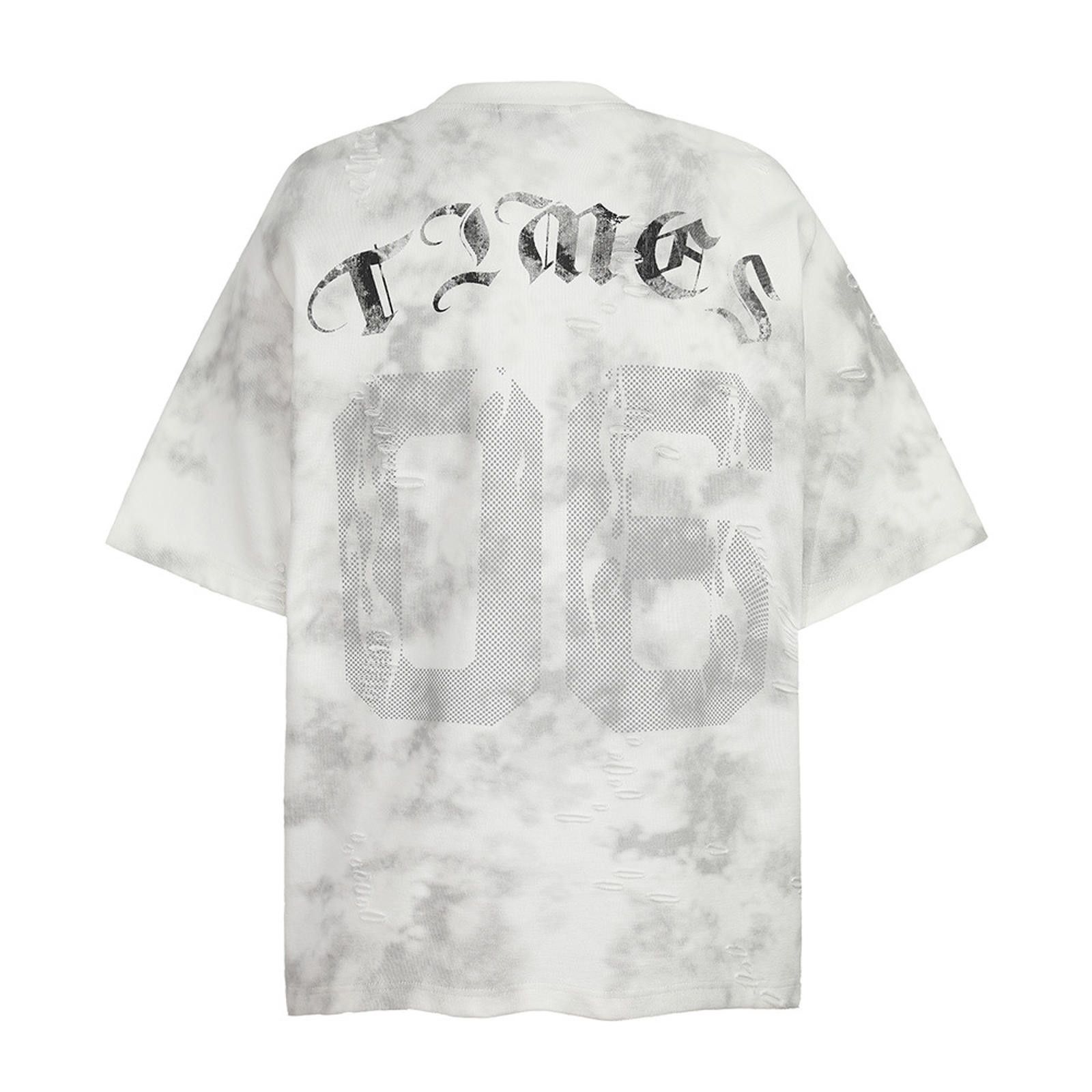 Other Casual Graphic Oversized Tee - Gray Tie-Dye 90/06 Size US L / EU 52-54 / 3 - 2 Thumbnail