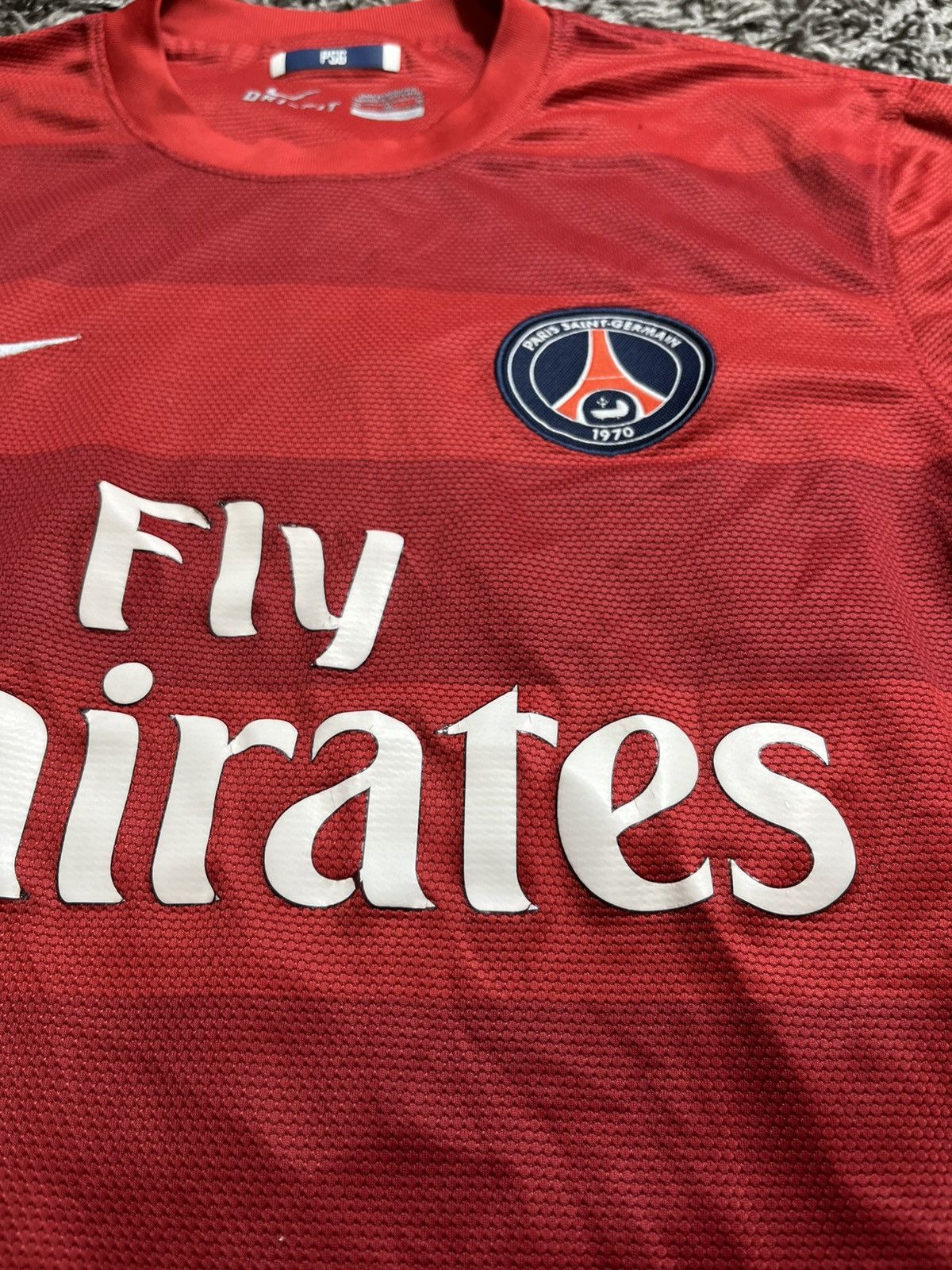 Nike NIKE PARIS SAINT GERMAIN 2012/13 SOCCER FOOTBALL JERSEY Size US M / EU 48-50 / 2 - 4 Thumbnail