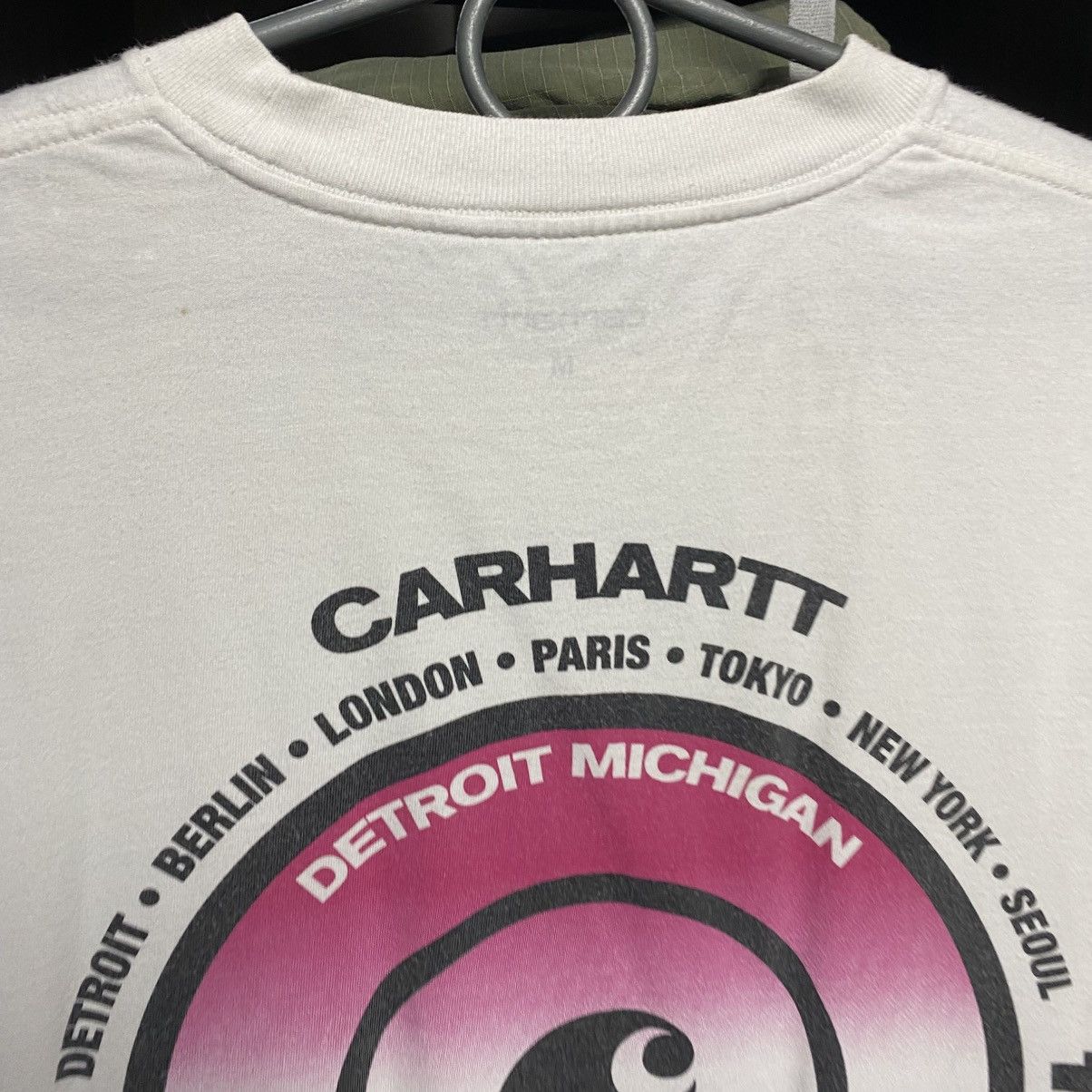 Carhartt Vintage Carhartt Wip Big graphic logo y2k opium tee size M Size US M / EU 48-50 / 2 - 3 Thumbnail