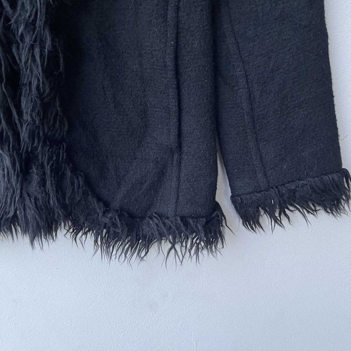 agnes b. Archival agnès b. Paris Shaggy Faux Fur Wool Blouson Jacket Size US M / EU 48-50 / 2 - 6 Thumbnail