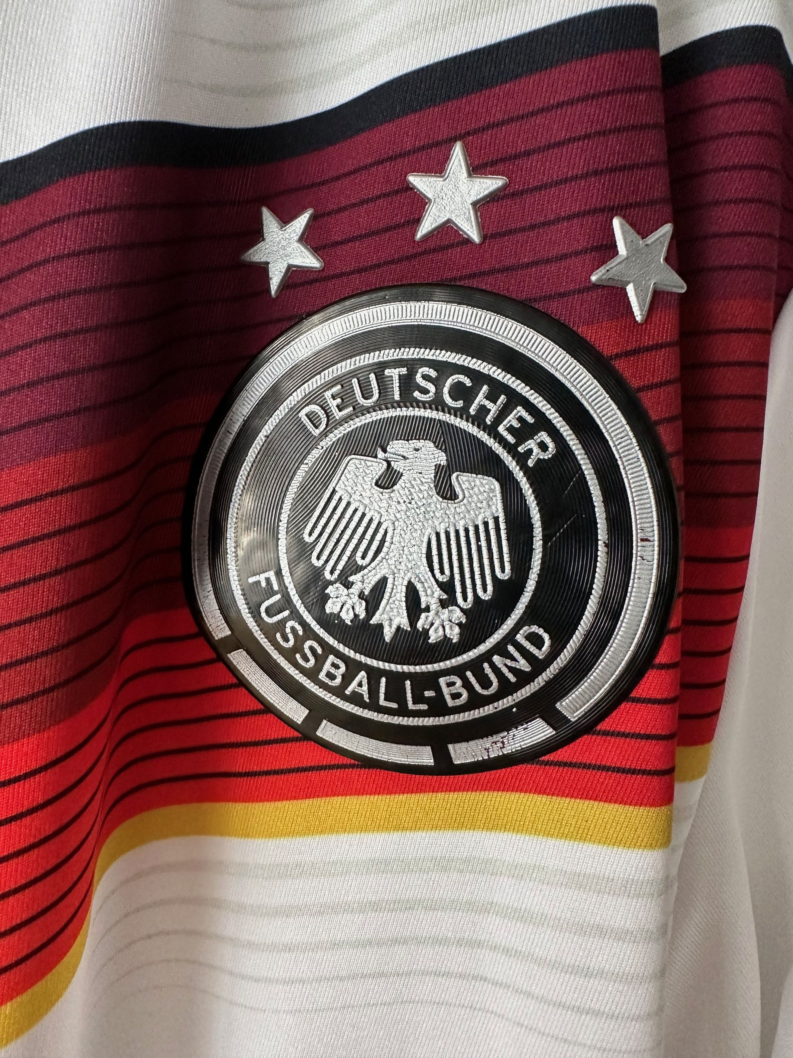 Vintage REPLICA 2014 Germany Deutschland #5 Hummels home jersey Size US XL / EU 56 / 4 - 6 Thumbnail