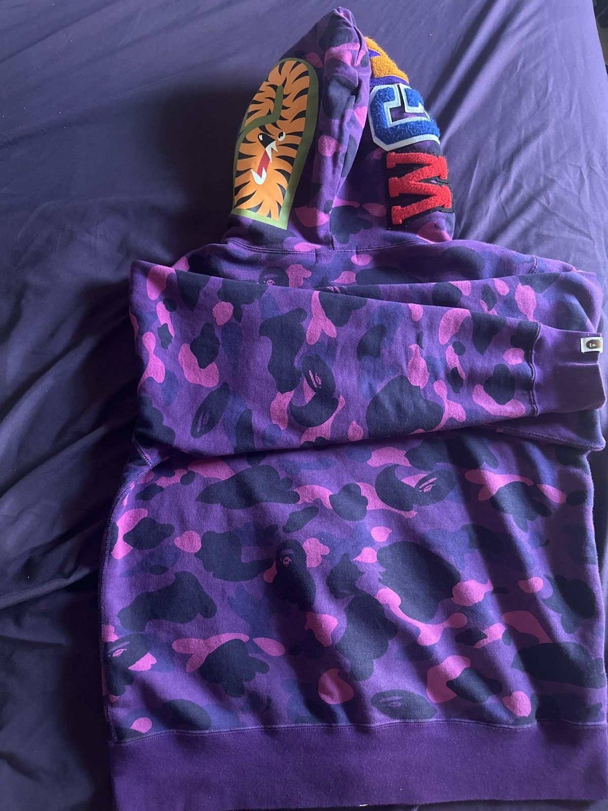Bape COLOR CAMO SHARK FULL ZIP HOODIE Size US L / EU 52-54 / 3 - 3 Thumbnail