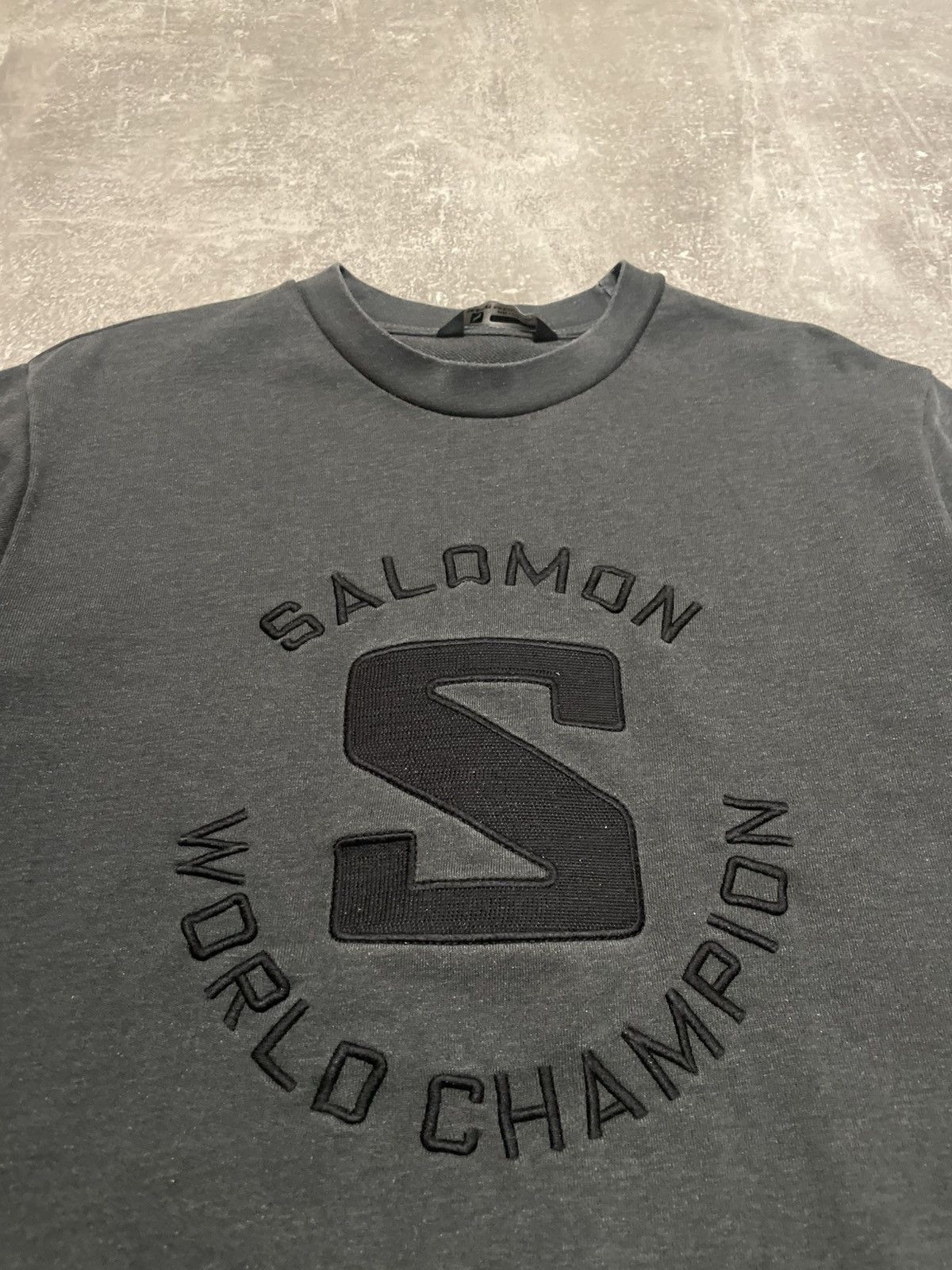 Salomon Vintage Salomon World Champion Big Logo Sweatshirt Crewneck Size US M / EU 48-50 / 2 - 6 Thumbnail