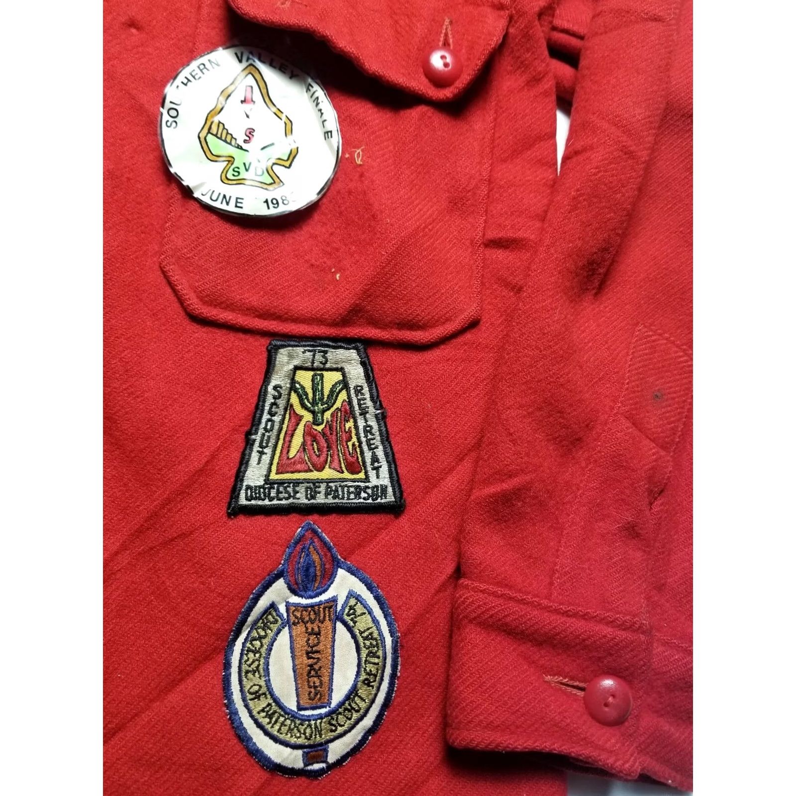 Vintage Original Title: Vintage Boy Scouts BSA Wool Shirt Jacket Coat 70s 60s Patches SIZE 42 NEW JERSEY Size US XL / EU 56 / 4 - 5 Thumbnail