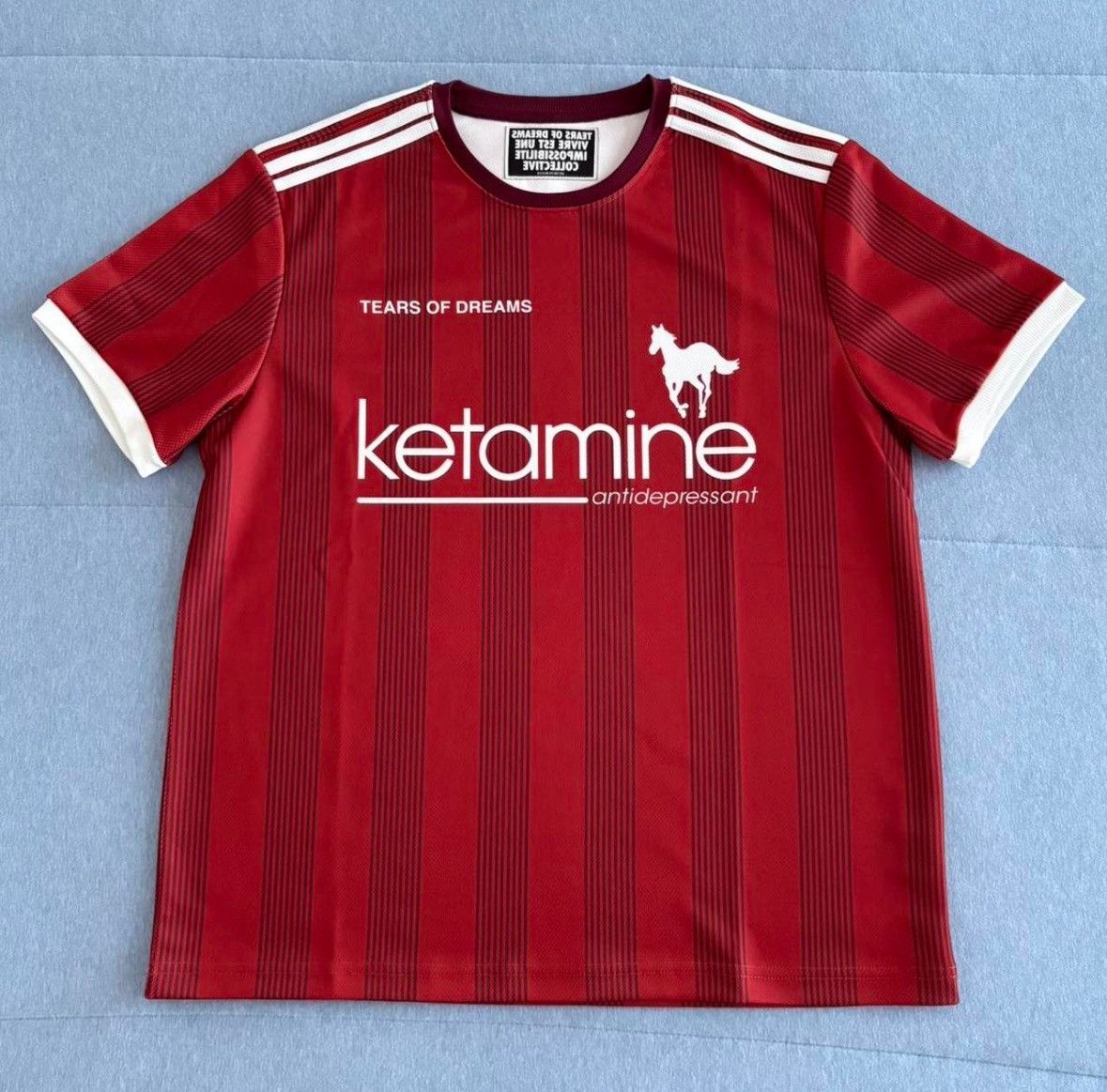 TEARS OF DREAMS Tears of Dreams Red Ketamine Dreamer Jersey Size US M / EU 48-50 / 2 - 1 Thumbnail