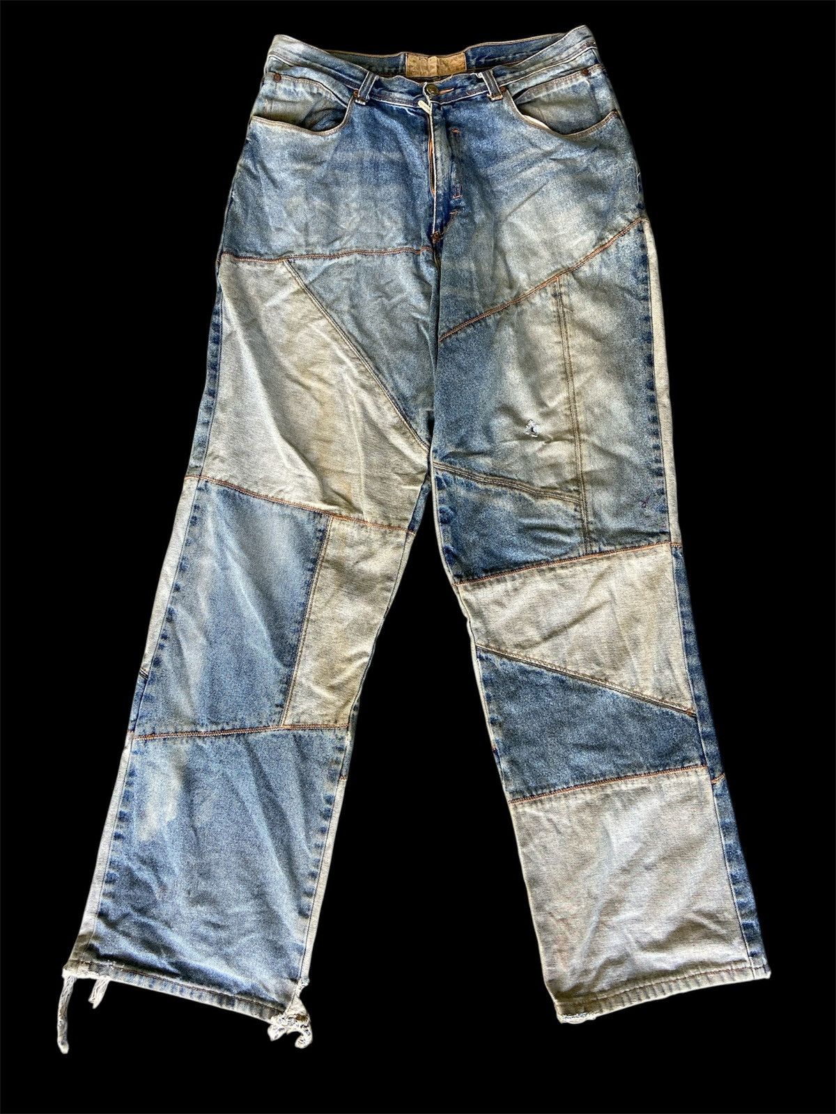 Baggy Patchwork Denim Kapital Inspired