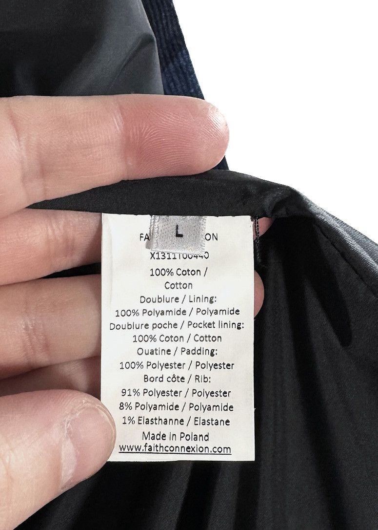 Faith Connexion Faith Connexion Blue Black Camo Corduroy Bomber Jacket Size US L / EU 52-54 / 3 - 6 Thumbnail