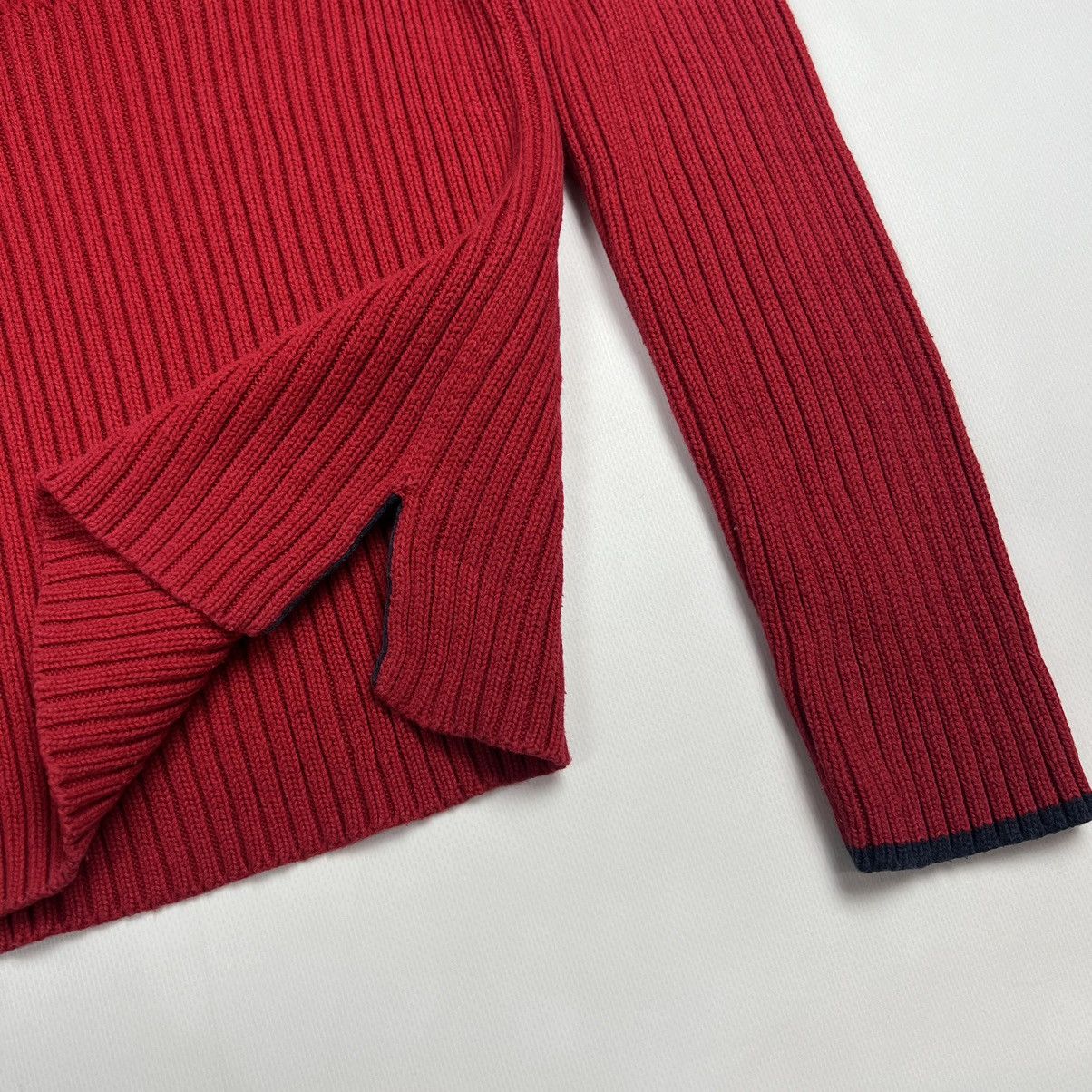 Ralph Lauren × Vintage Ralph Lauren American Flag ribbed cotton sweater Size M / US 6-8 / IT 42-44 - 4 Thumbnail
