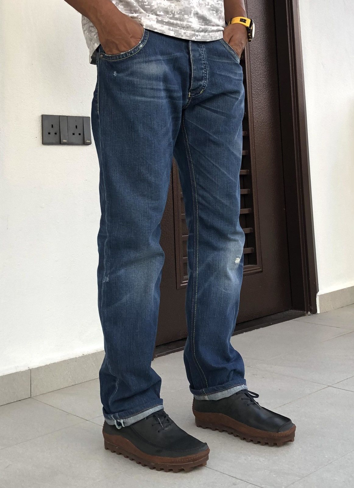 Hugo Boss Hugo Boss Straight Cut Denim Pants Size US 34 / EU 50 - 4 Thumbnail