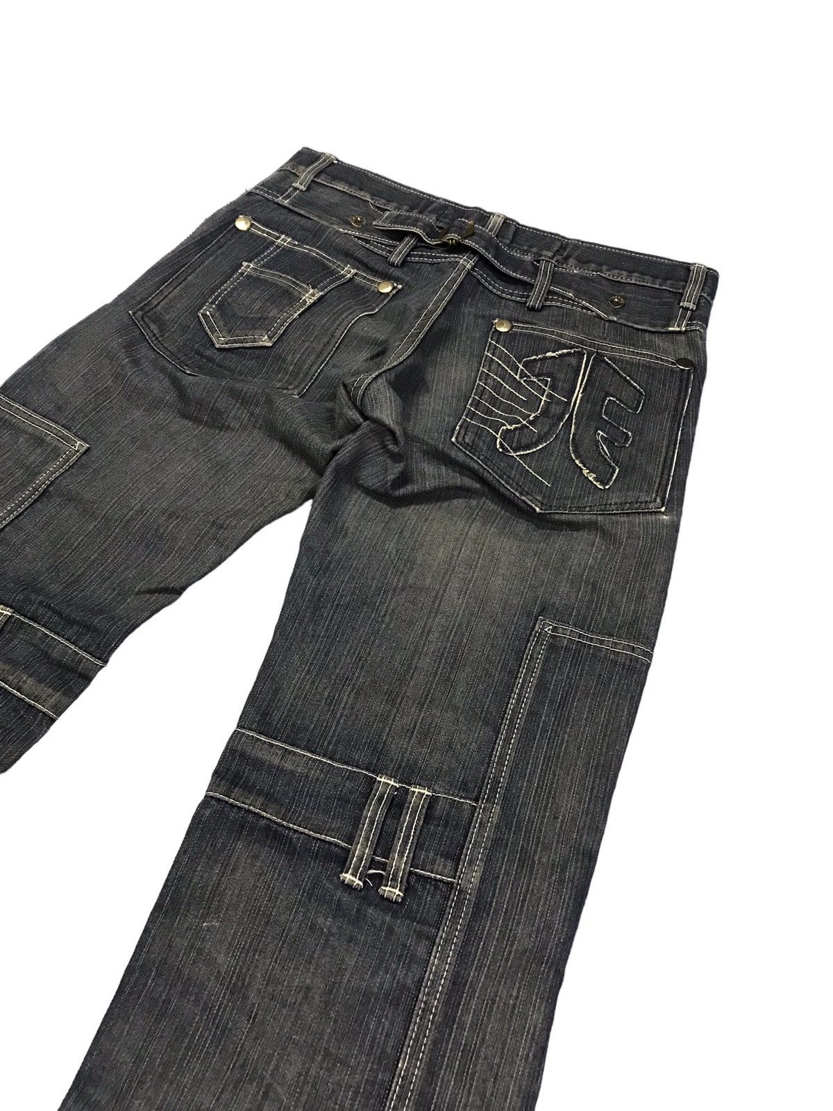 Japanese Brand 🔥🔥Jeans De Art Multipocket Denim Jeans Very Rare Size US 33 - 10 Thumbnail
