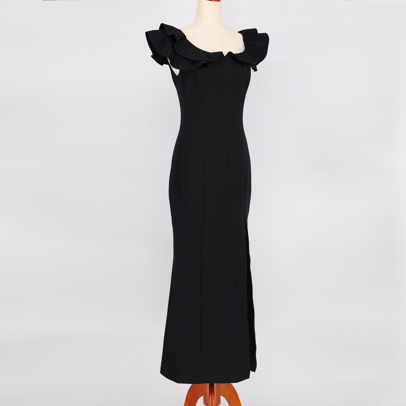 ELLIATT Elliatt Women Black Viscose Raja Maxi Evening Dress Size M Size M / US 6-8 / IT 42-44 - 6 Thumbnail