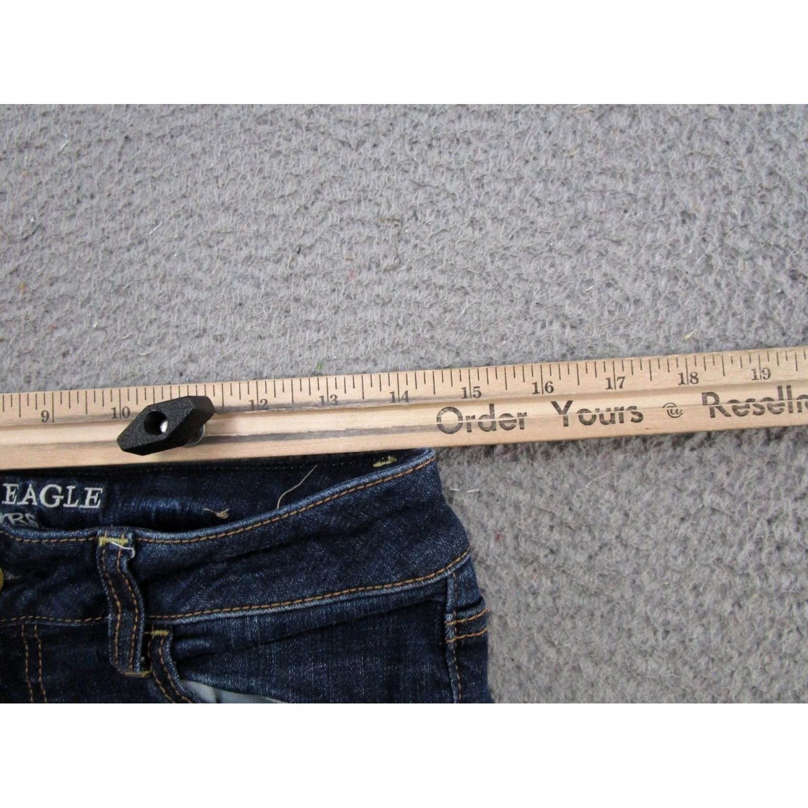 American Eagle Outfitters American Eagle Outfitters Jegging Jeans Skinny Womens Size 4 Blue Denim Stretch 5-Pocket Closure Zip Button Casual Pants Size 27" / US 4 / IT 40 - 4 Thumbnail