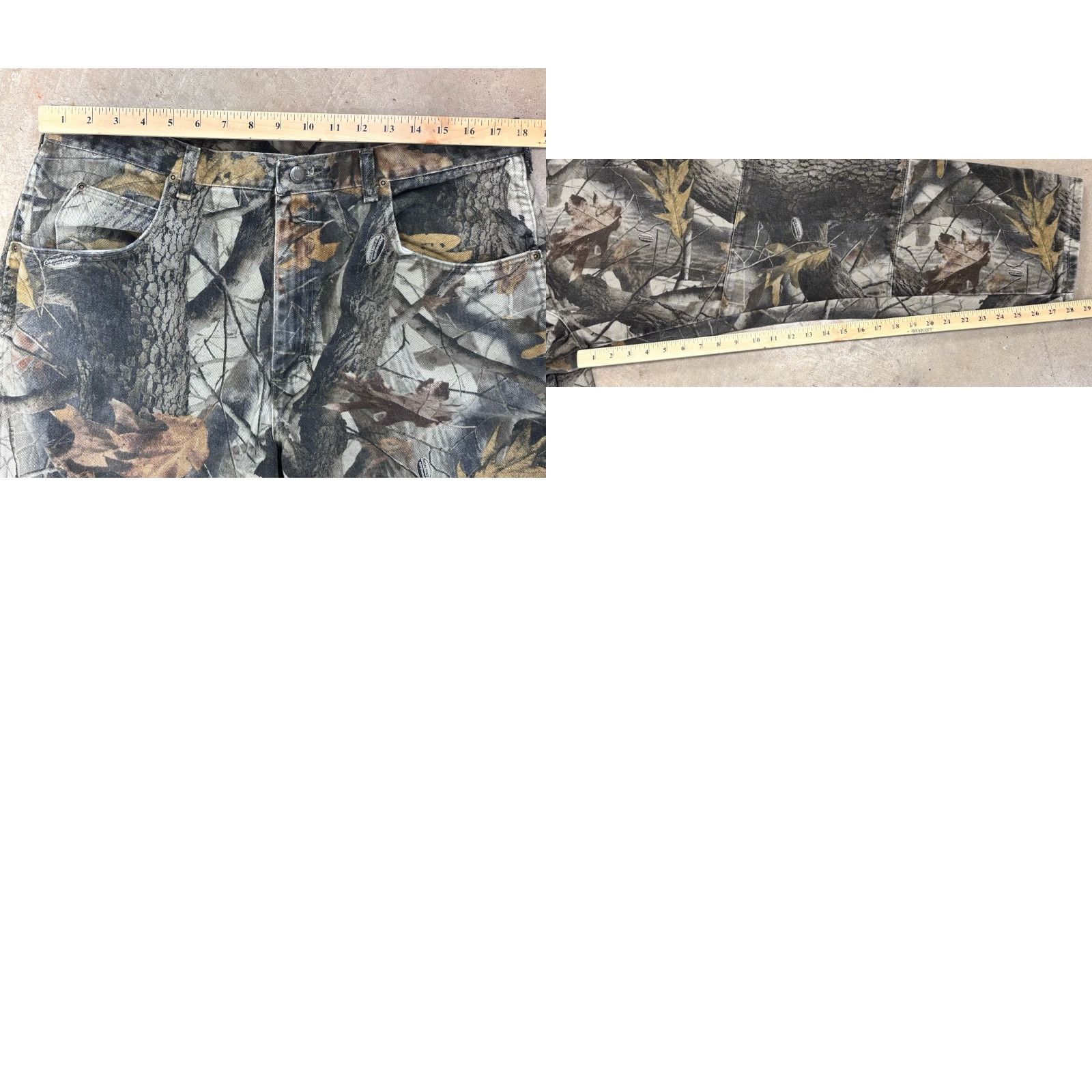 Wrangler VINTAGE Wrangler Realtree Hardwoods Camo Jeans Pants 38x30, Double Knee, 90s, Mens Size US 38 / EU 54 - 8 Thumbnail