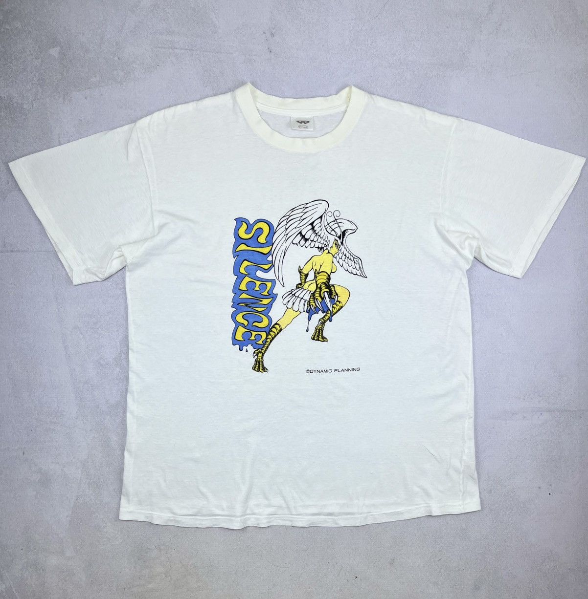 Anime VINTAGE DEVILMAN SILENCE ANIME TEE Size US L / EU 52-54 / 3 - 1 Thumbnail