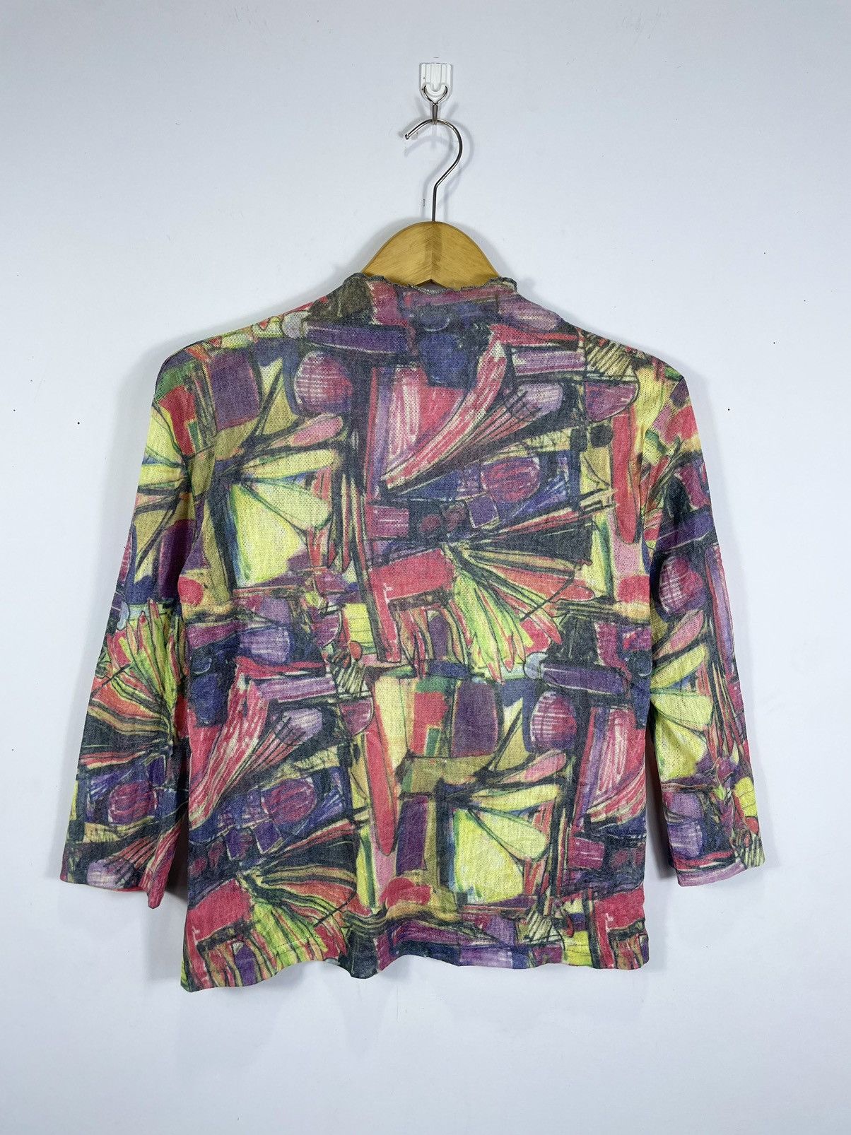 If Six Was Nine × Japanese Brand × Vintage Mire-ru Pattern Fishnet Long Sleeve JPG Style Size US M / EU 48-50 / 2 - 1 Thumbnail