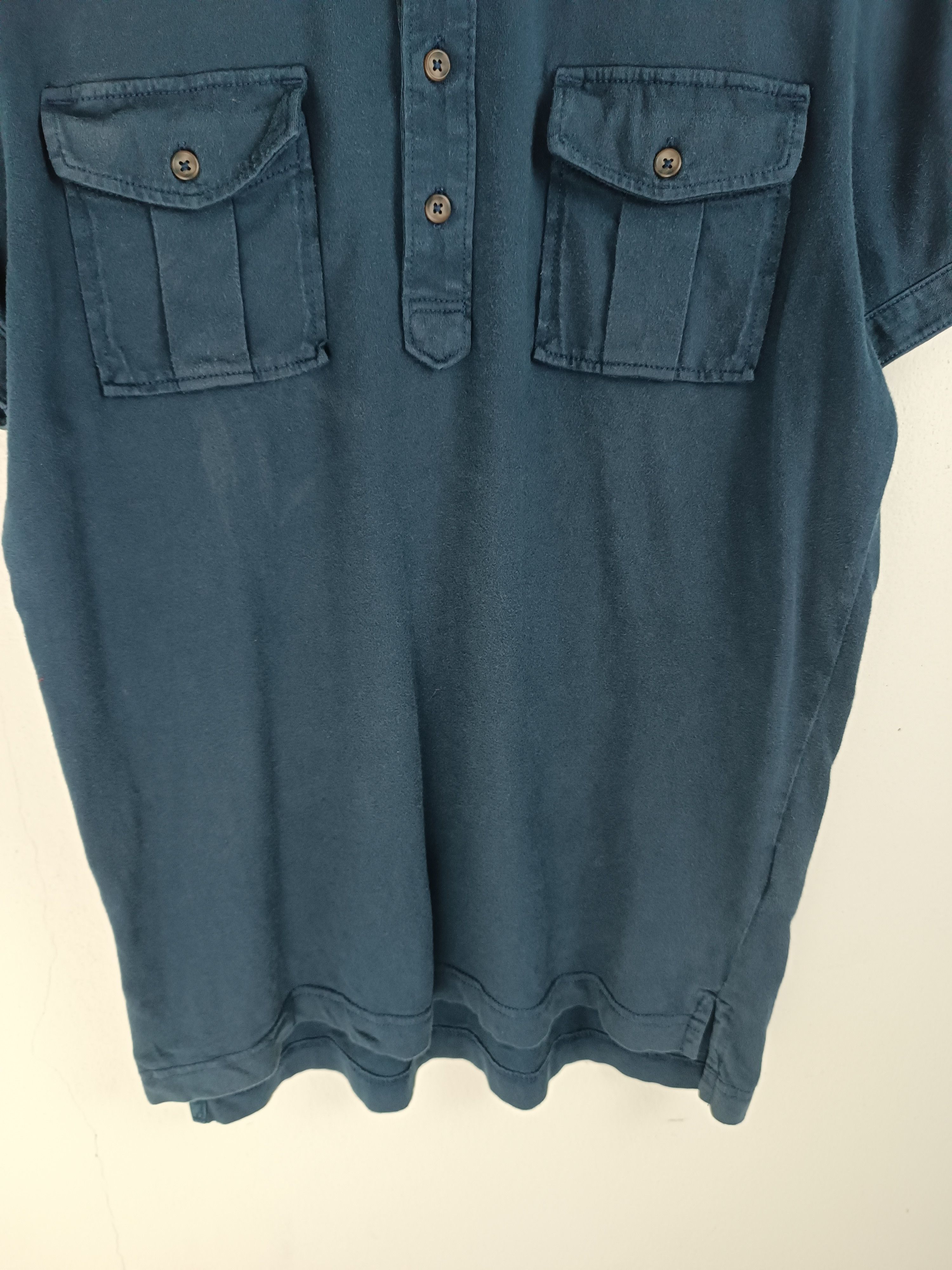 Michael Bastian VINTAGE MICHAEL BASTIAN X UNIQLO MENS FADED COLLAR TEE Size US M / EU 48-50 / 2 - 6 Thumbnail