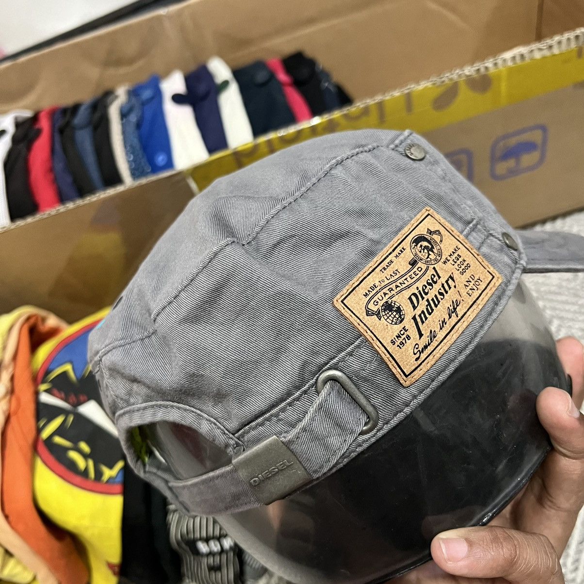 Diesel Diesel paint splatter 🫟 embroidery patrol hat one size Size ONE SIZE - 1 Thumbnail