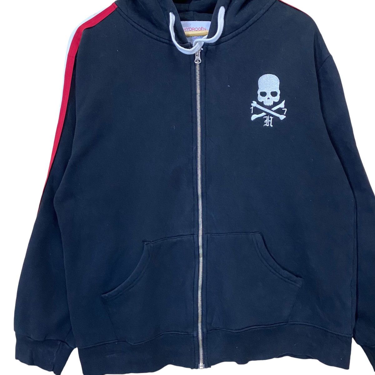 HYDROGEN Hydrogen Sportsware Italy Small Logo Zipper Hoodie Size US M / EU 48-50 / 2 - 5 Thumbnail