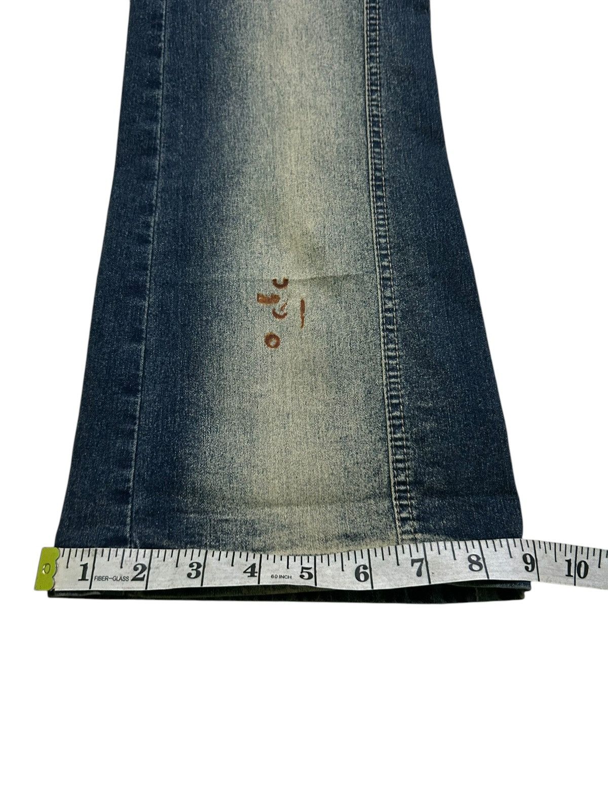 Japanese Brand × Kapital × Vintage FLARE Japanese Denim Jeans Rusty Mudwash Faded Rare Size US 27 - 24 Thumbnail