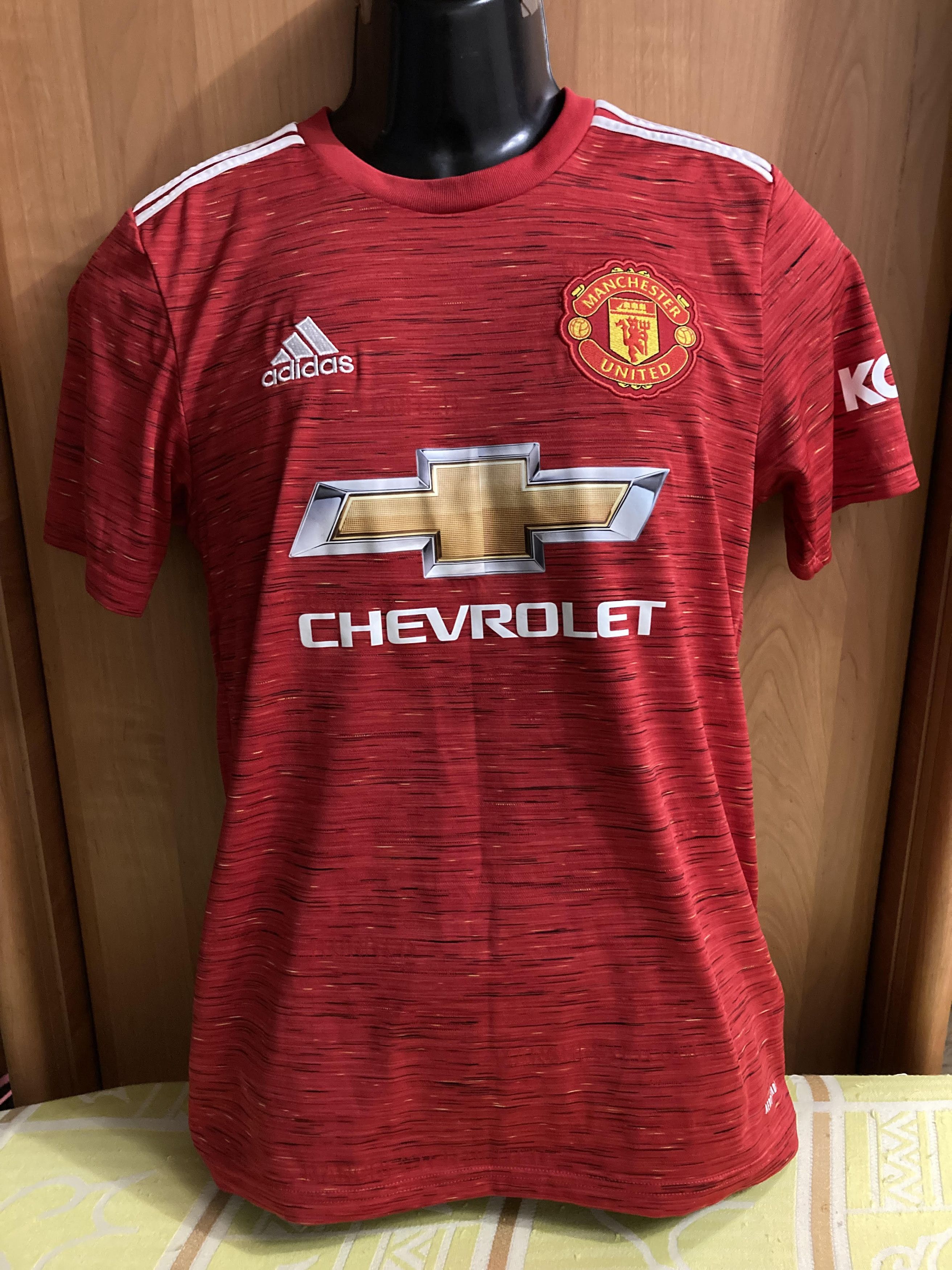 Adidas Adidas Manchester United 2020-2021 Home Jersey Shirt Size US S / EU 44-46 / 1 - 1 Thumbnail