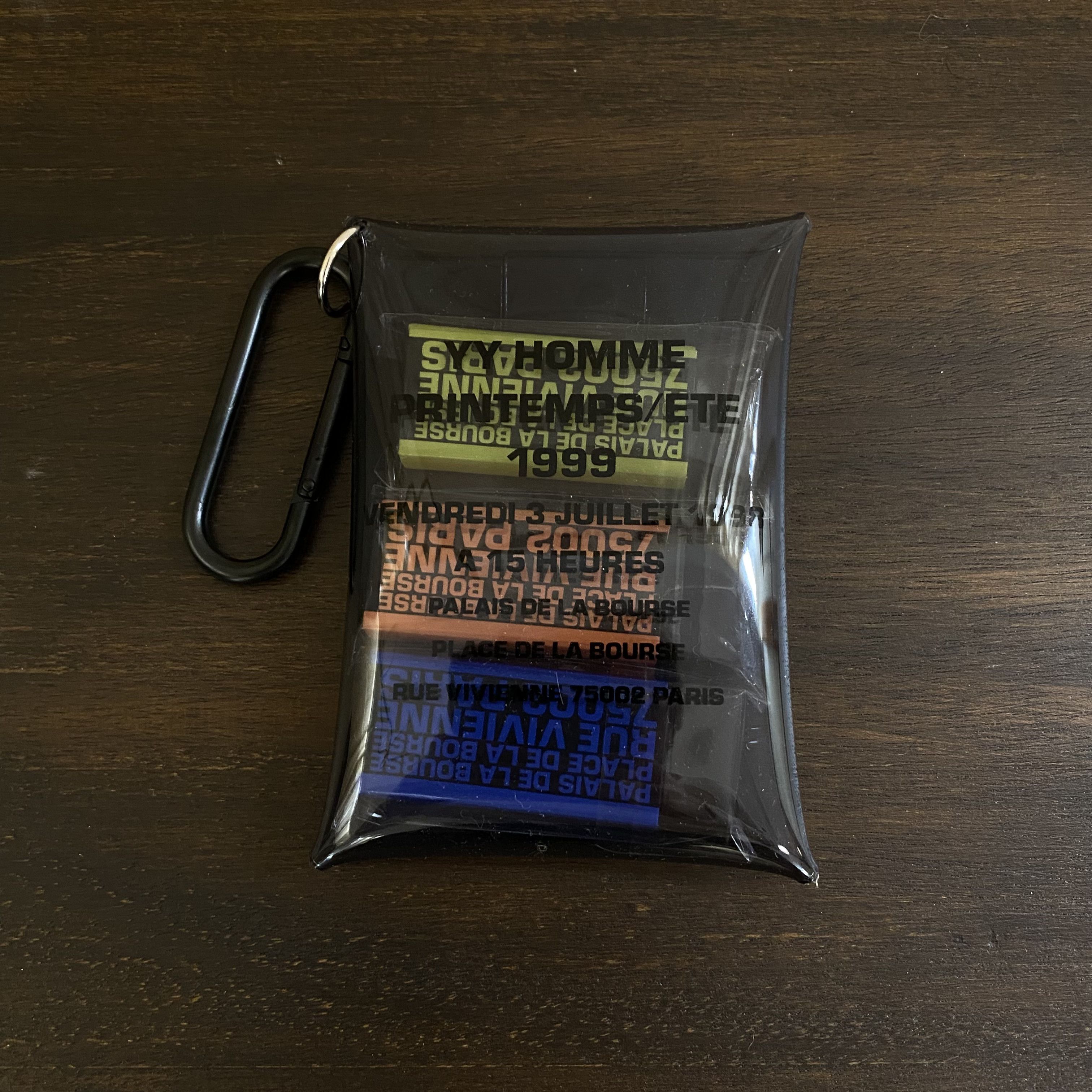Yohji Yamamoto Yohji Yamamoto Pour Homme Eraser Set SS99 Show Invite Size ONE SIZE - 1 Thumbnail