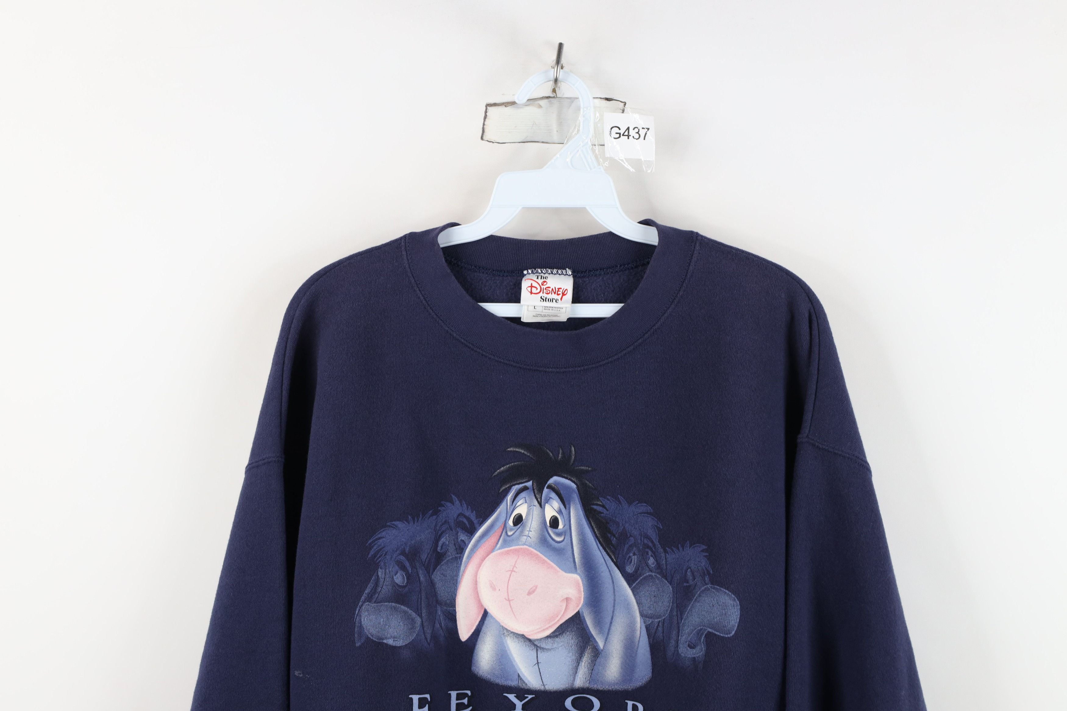Disney Vintage 90s Disney Winnie the Pooh Eeyore Sweatshirt USA Size L / US 10 / IT 46 - 2 Thumbnail