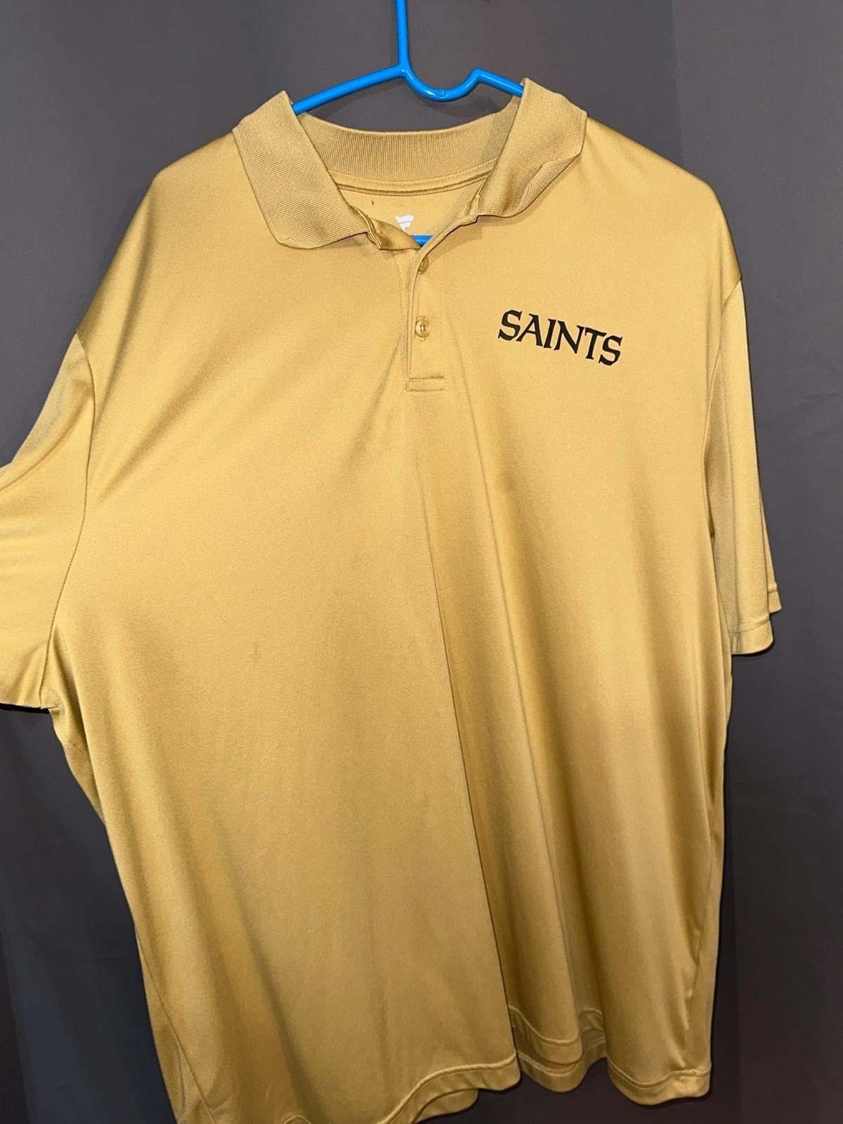 Designer Fanatics “SAINTS” polo shirt in 3XL Size US XXL / EU 58 / 5 - 2 Thumbnail