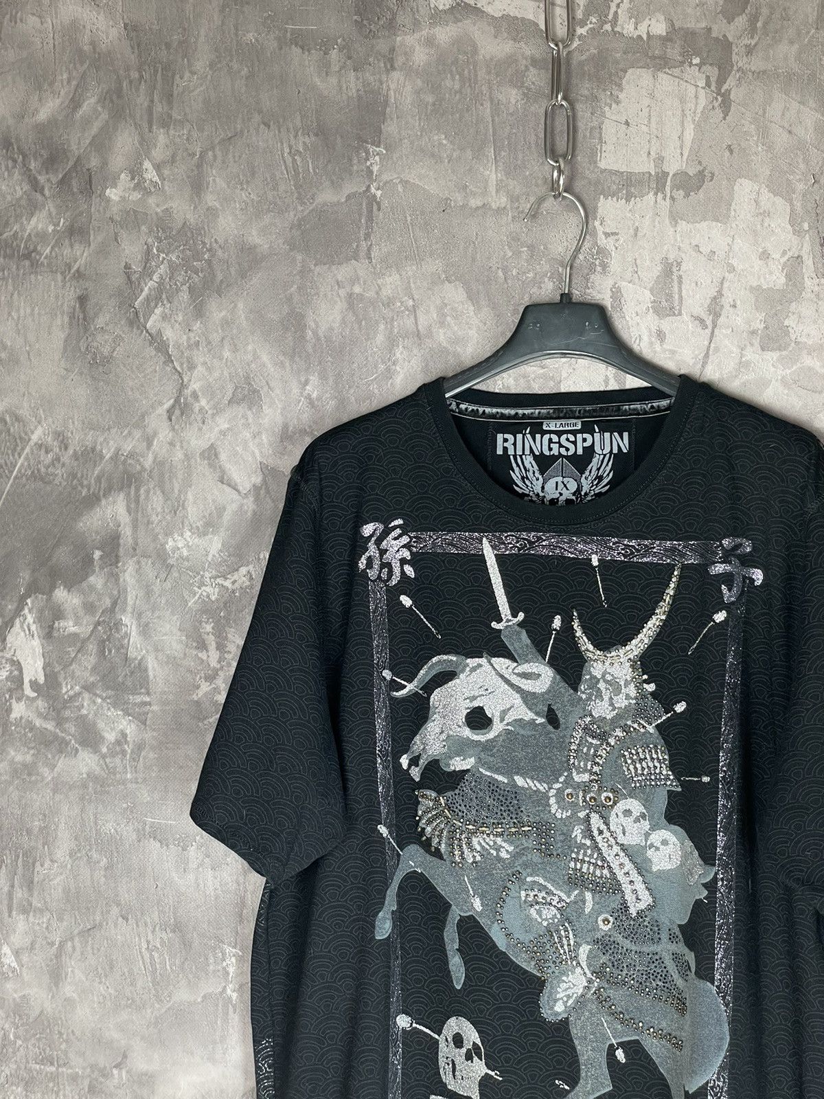 Japanese Brand × Vintage 🔥 Vintage Y2K Ringspun Avant Garde Gothic Religion Tee Rare Size US XL / EU 56 / 4 - 3 Thumbnail