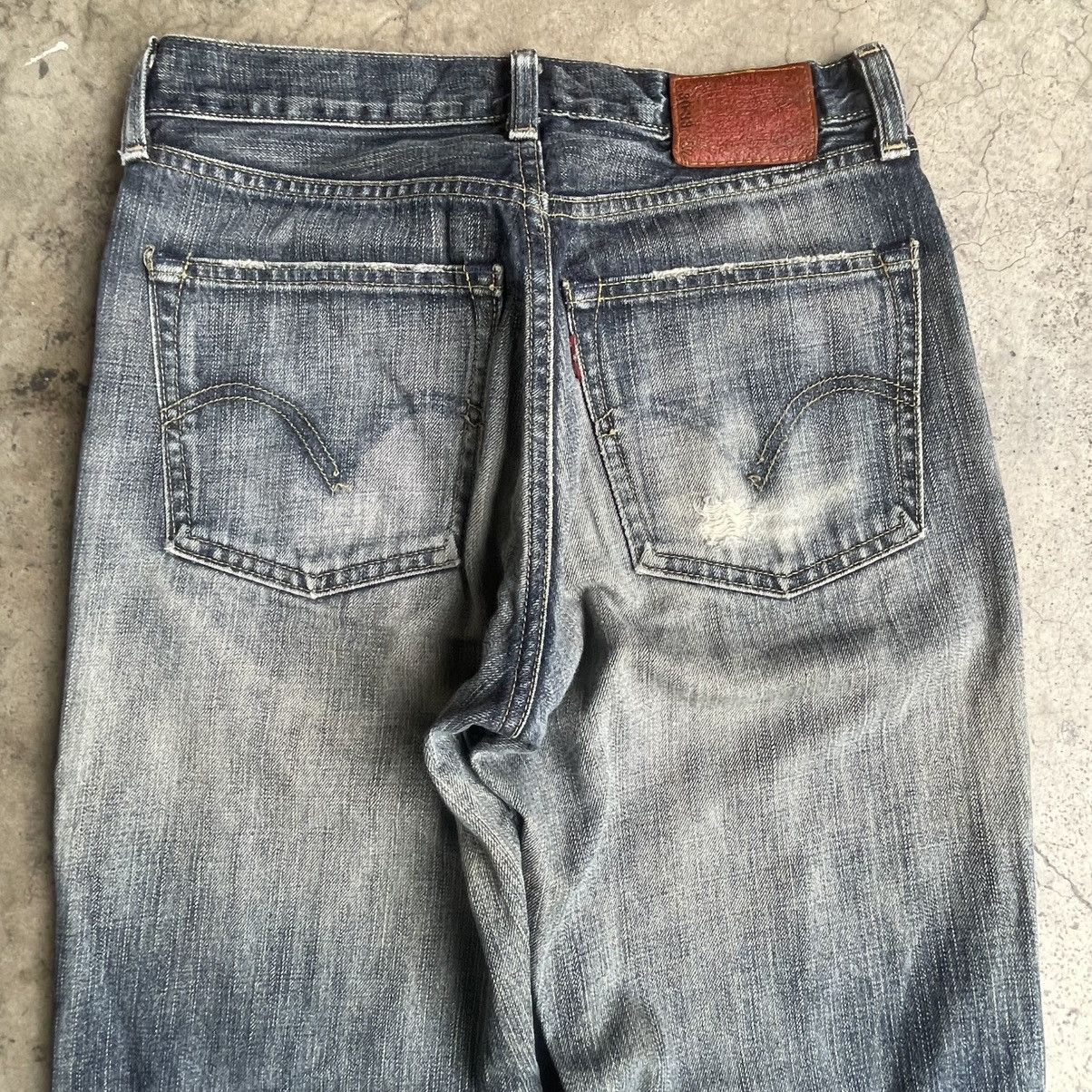 Levi's Vintage Clothing 🔥Vintage Levis 502 Stoned Washed Ripped Disteess Denim Jeans Size US 29 - 5 Thumbnail
