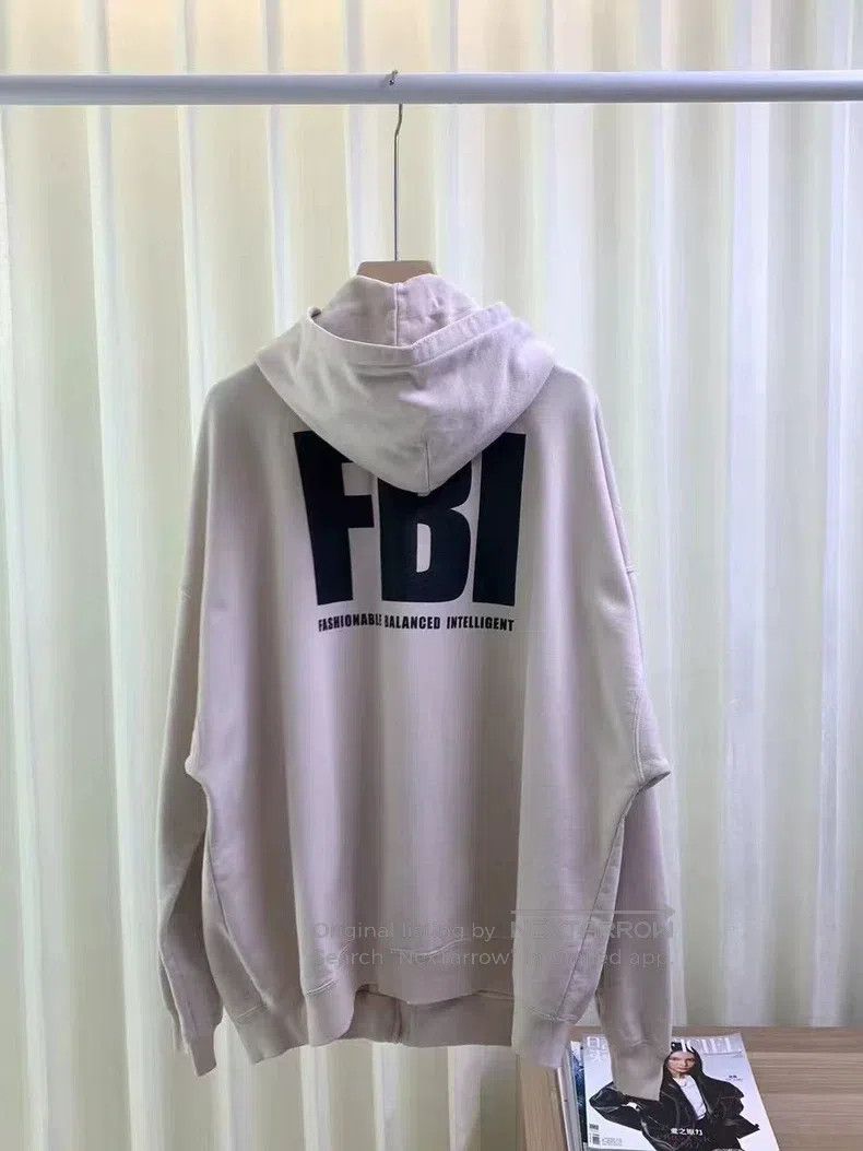 Balenciaga Balenciaga FBI Zipper Sweatshirt Jacket Size US S / EU 44-46 / 1 - 5 Thumbnail