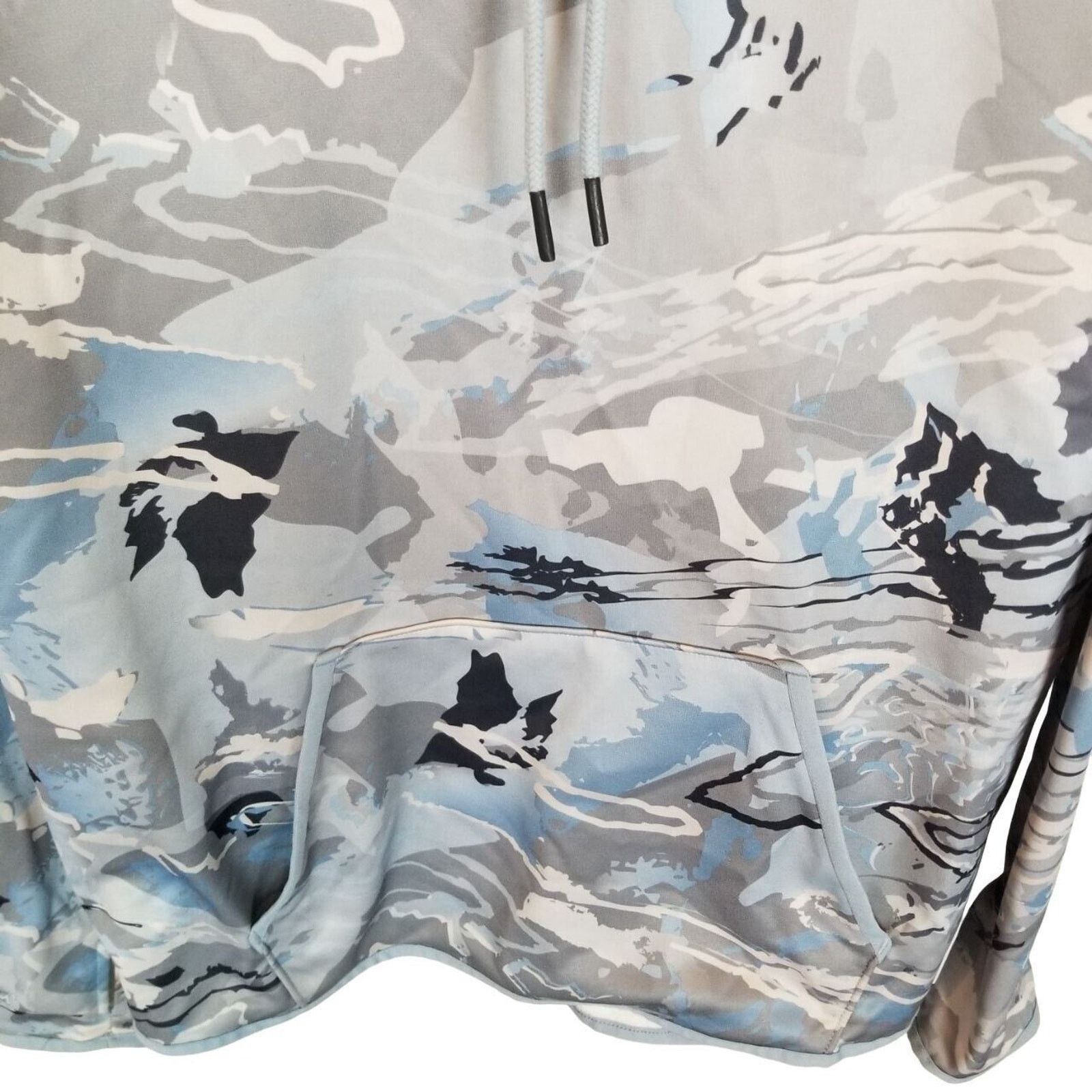 Under Armour Under Armour Womens Hoodie Sweatshirt L Blue Camo Storm Icon Size L / US 10 / IT 46 - 4 Thumbnail