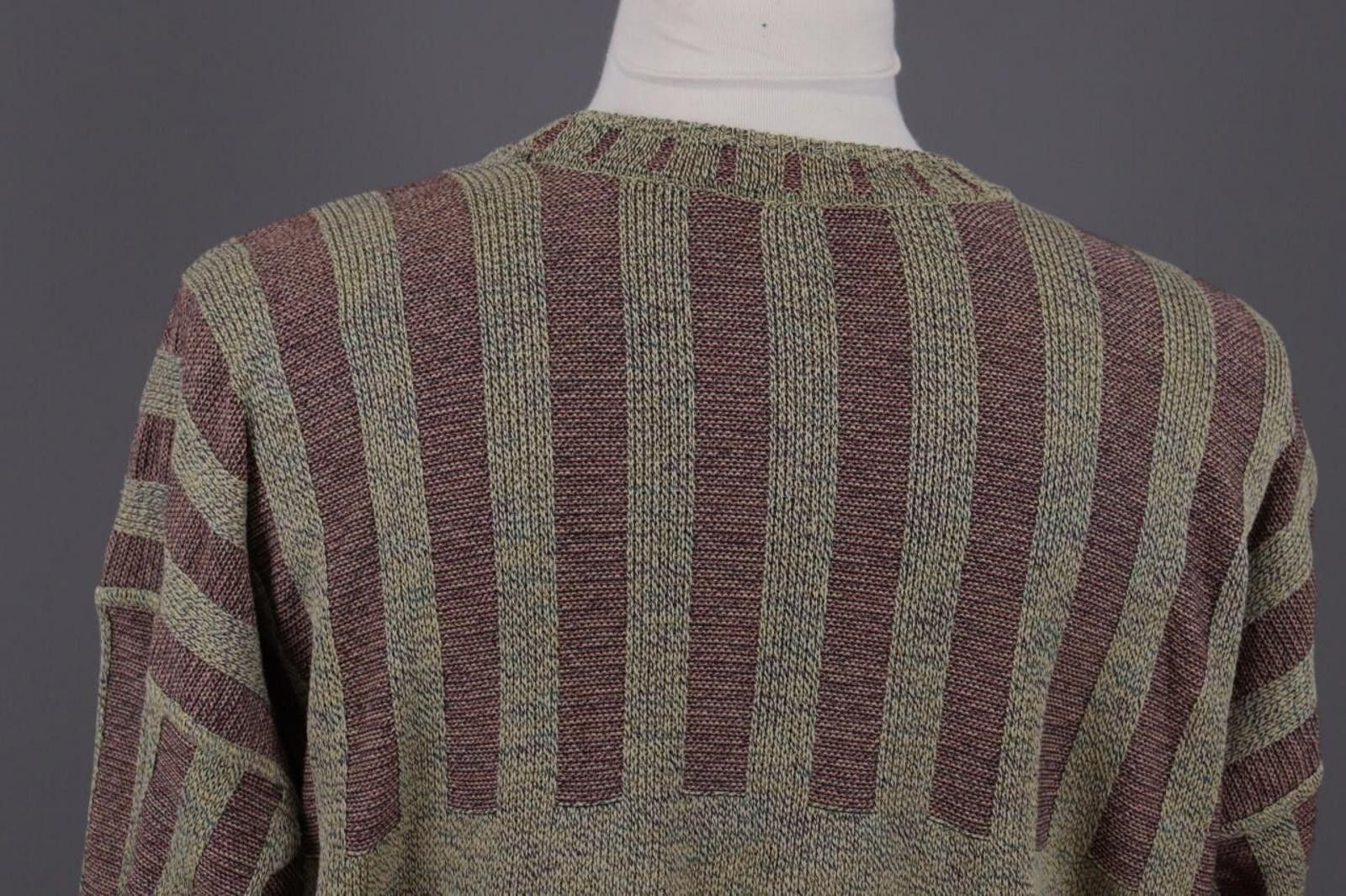 Carlo Colucci Carlo Colucci Crew Neck Multicolour Knit Sweater Size 54 Size US M / EU 48-50 / 2 - 11 Thumbnail