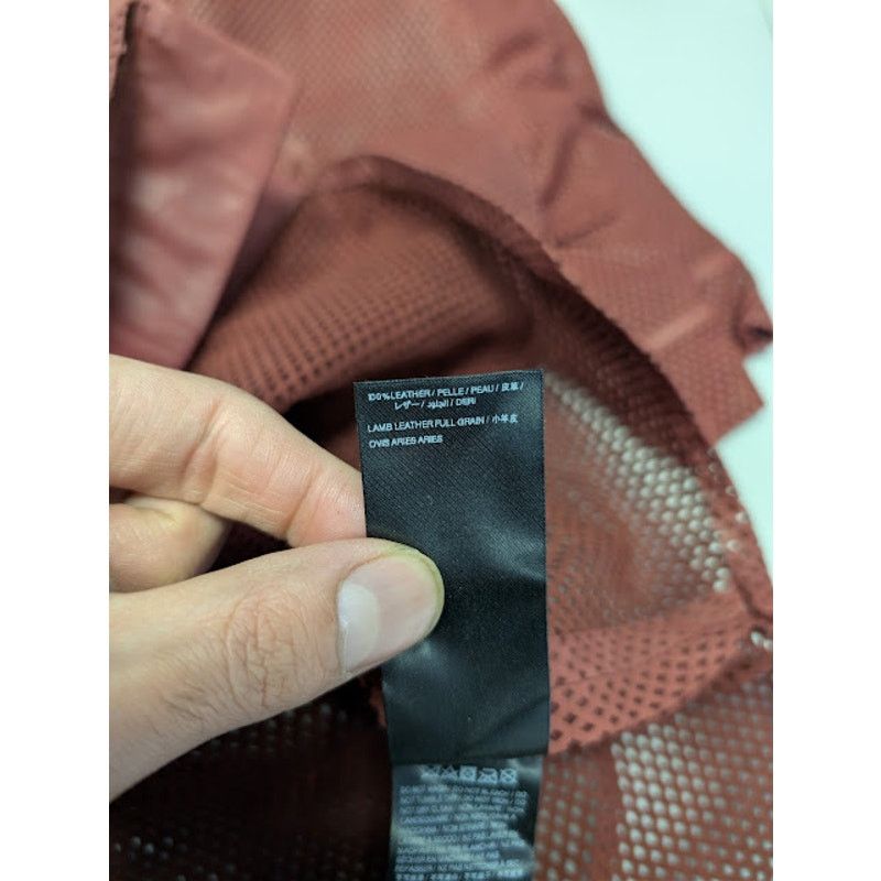 Amiri o1rshd1 MA Perforated Baseball Shirt in Sun Dried Tomato Size US M / EU 48-50 / 2 - 18 Thumbnail
