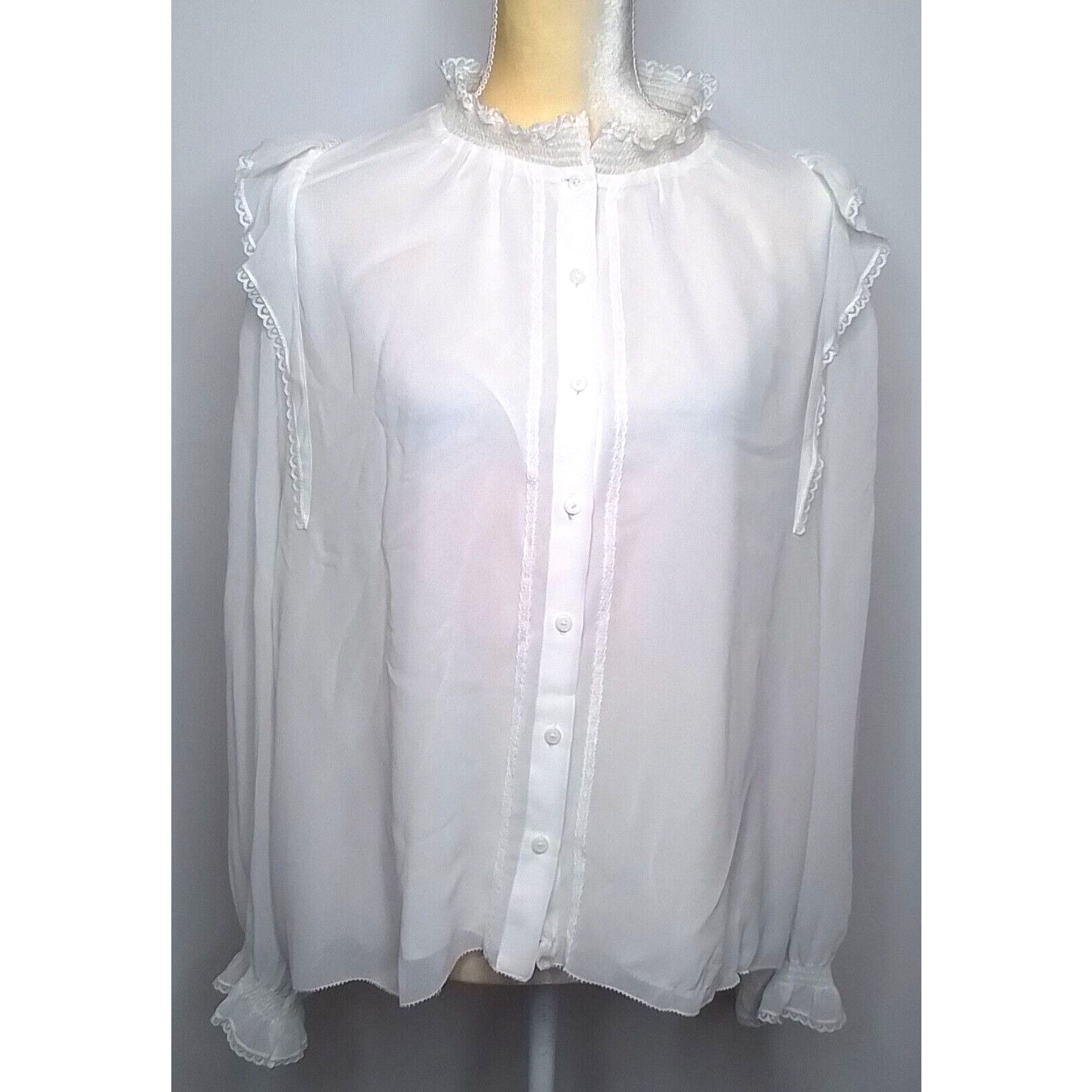 Other Wilfred Blouse Women's Size XL White NWT #W3310 Size XL / US 12-14 / IT 48-50 - 2 Thumbnail