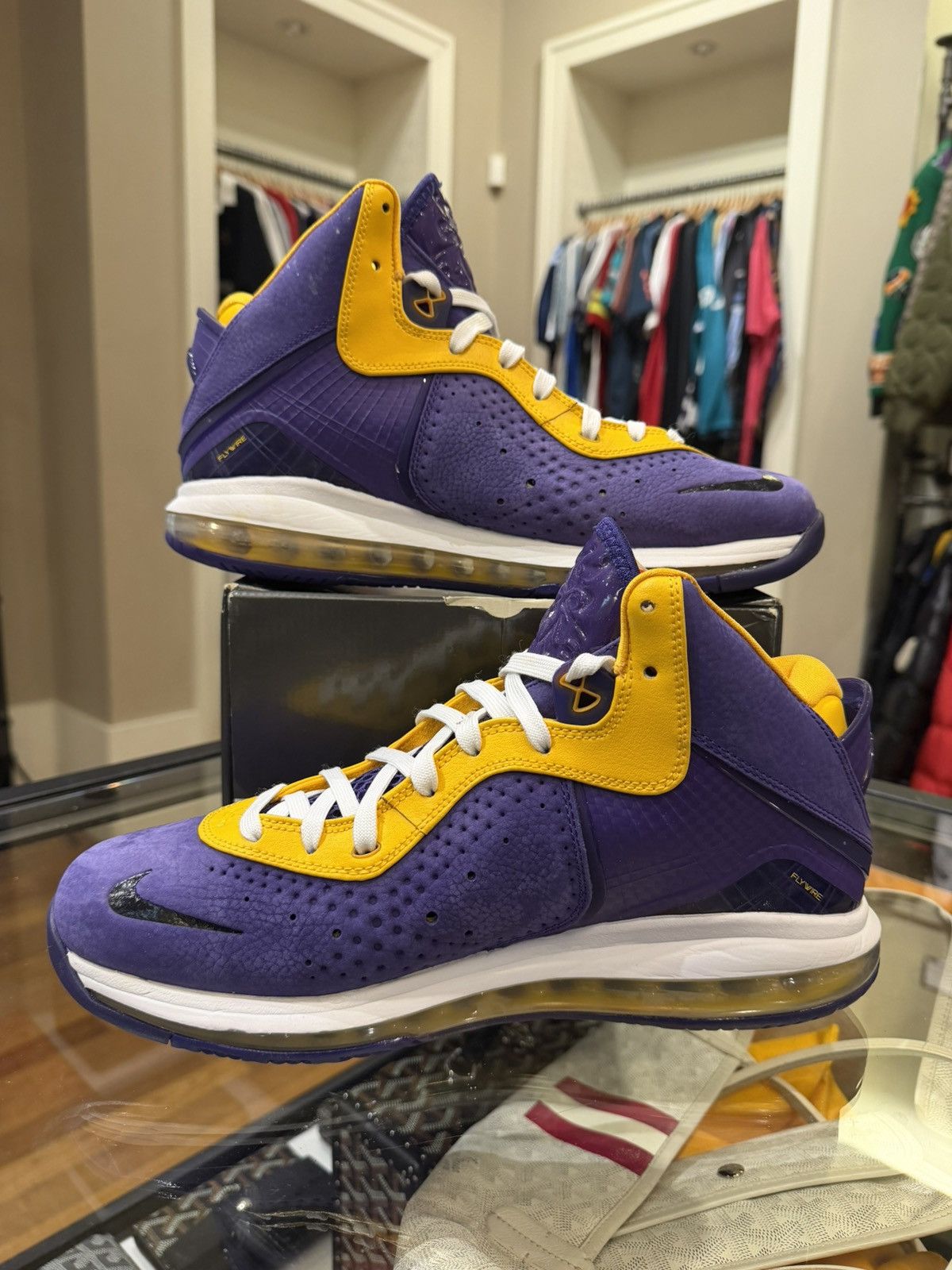 Nike Nike Lebron 8 ‘Lakers’ Size US 11 / EU 44 - 2 Thumbnail