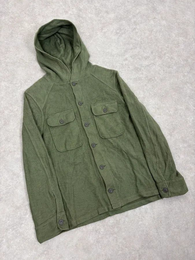 Polo Ralph Lauren 2010s Ralph Lauren Green Hooded Buttoned Jacket Size US S / EU 44-46 / 1 - 4 Thumbnail