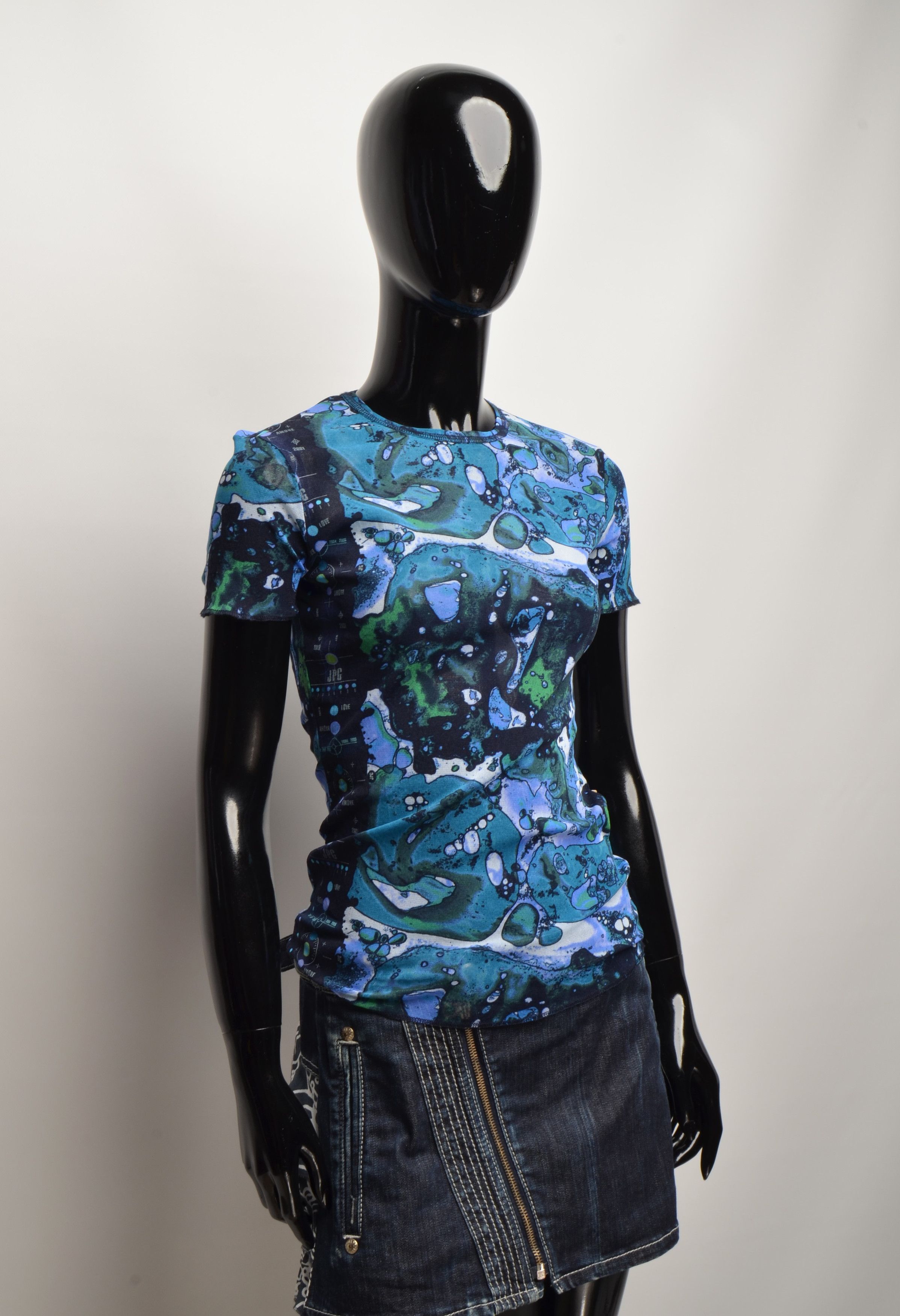 Jean Paul Gaultier Vintage JPG Jean Paul Gaultier Mesh Bacteria SS 2001 Top Size ONE SIZE - 10 Thumbnail