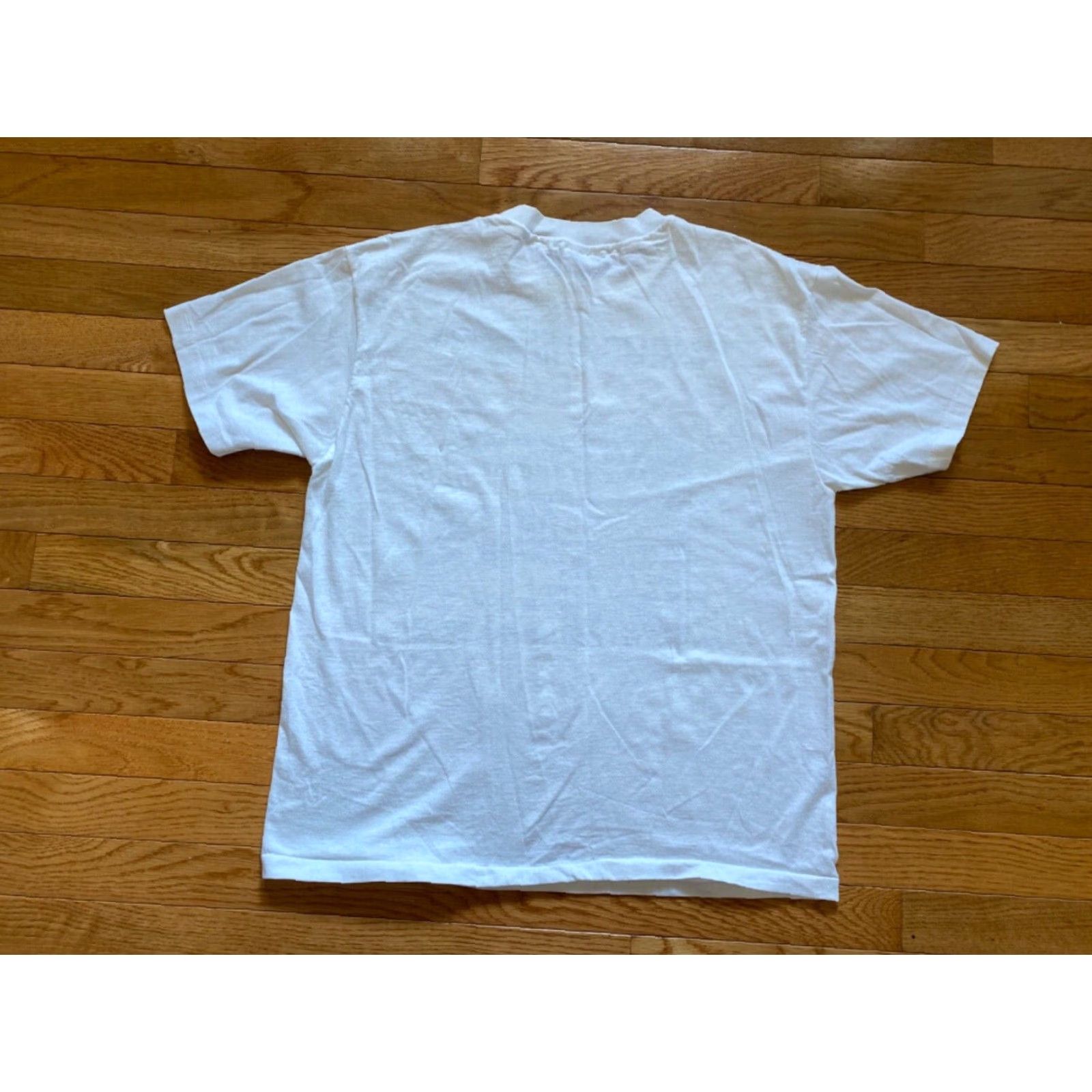 Vintage VINTAGE Funny Gambling Las Vegas Cards graphic T shirt Single Stitch Sz L Mens White Size US L / EU 52-54 / 3 - 2 Thumbnail