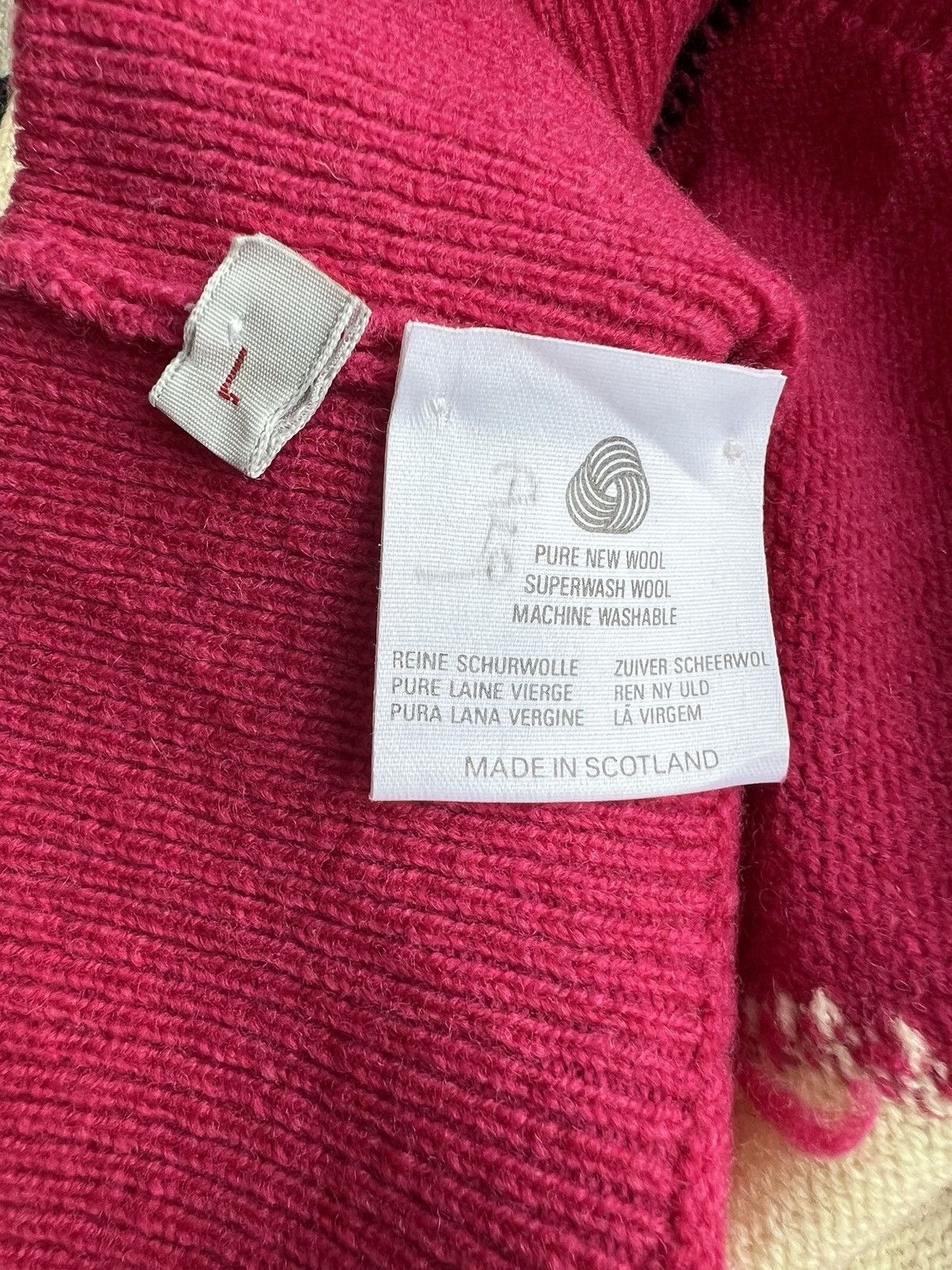 Golf le Fleur Vintage Pringle of Scotland Ski Adventure Wool Knitwear Size US L / EU 52-54 / 3 - 10 Thumbnail