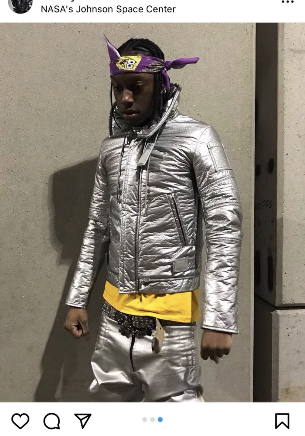 Helmut Lang Helmut Lang "Astro" Silver Astronaut Series Jacket Size US M / EU 48-50 / 2 - 4 Thumbnail