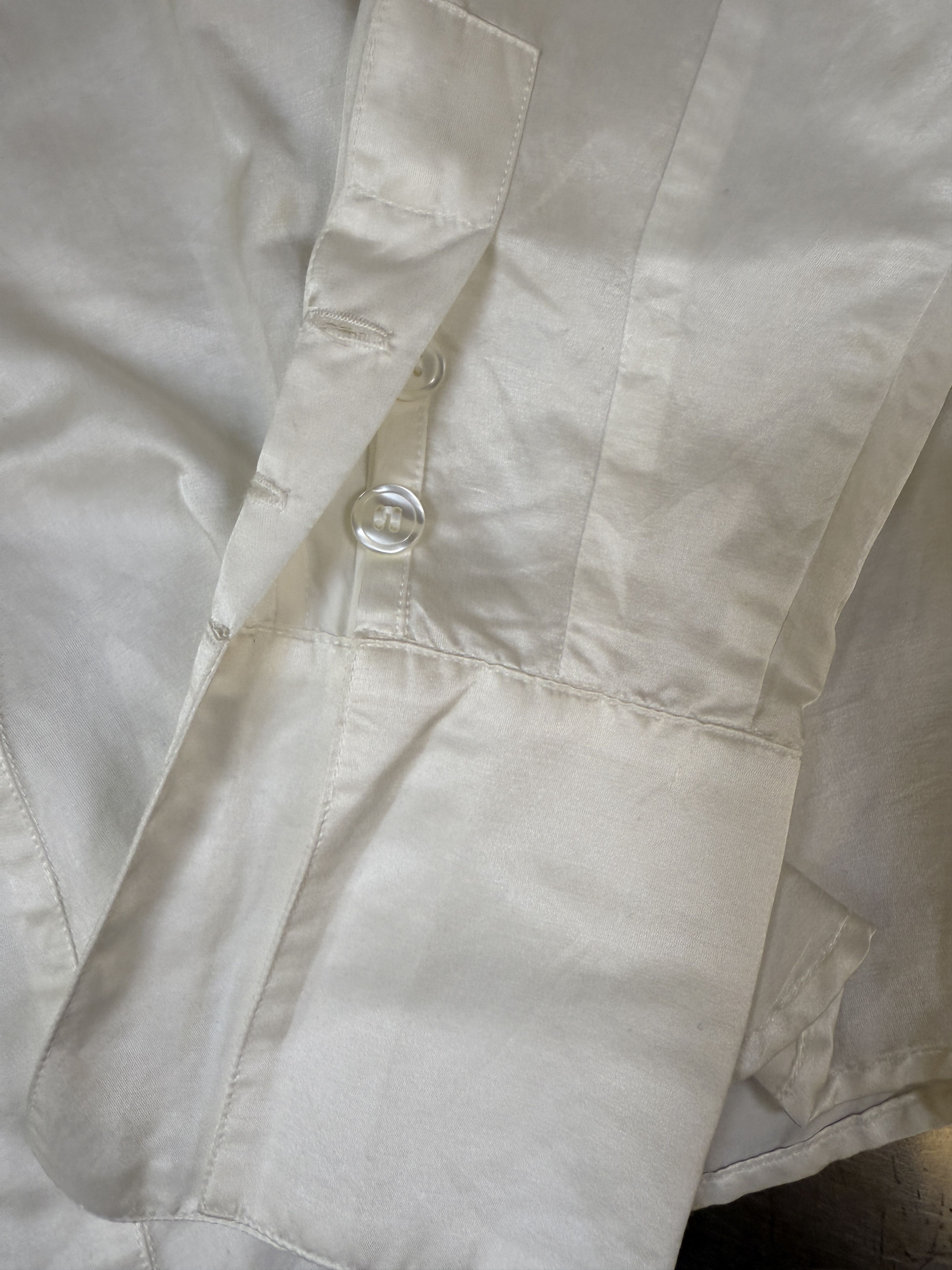 Greg Lauren Greg Lauren Ivory Satin Winged GL1 Size US M / EU 48-50 / 2 - 5 Thumbnail