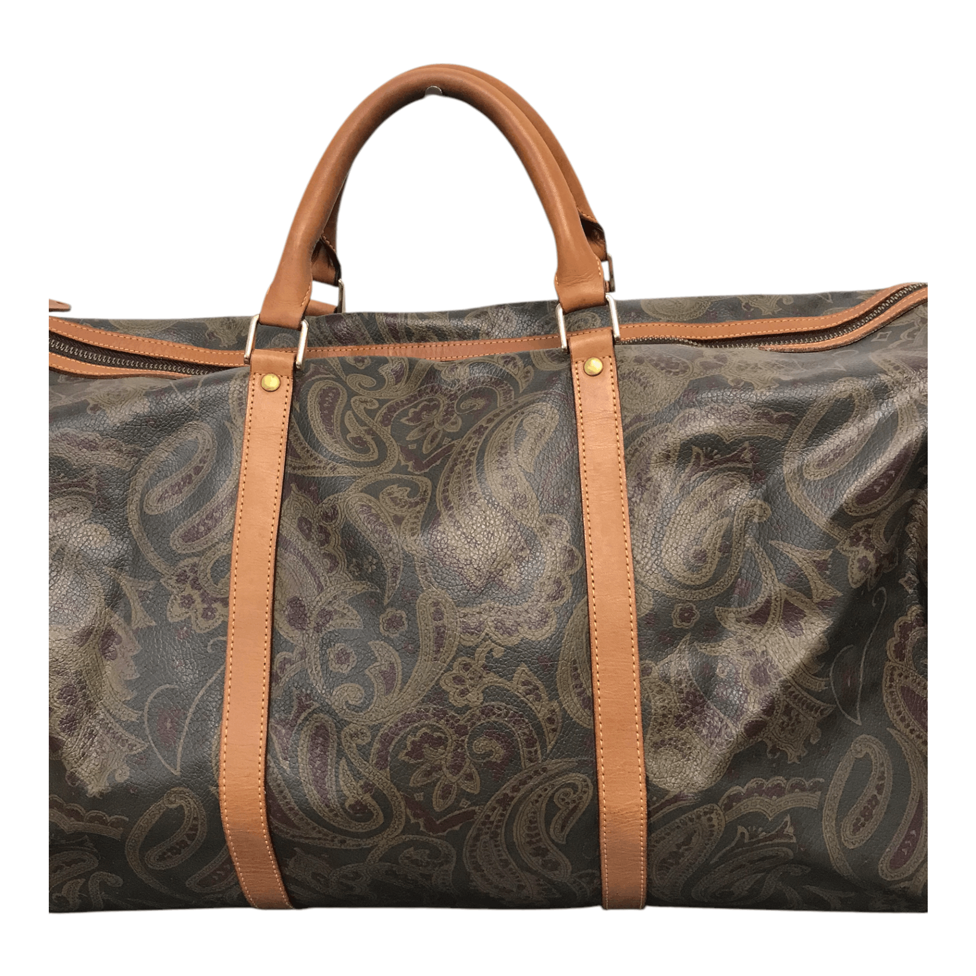 Japanese Brand Limark Paisley Travel/Duffle Bag like Etro Design Size ONE SIZE - 2 Thumbnail
