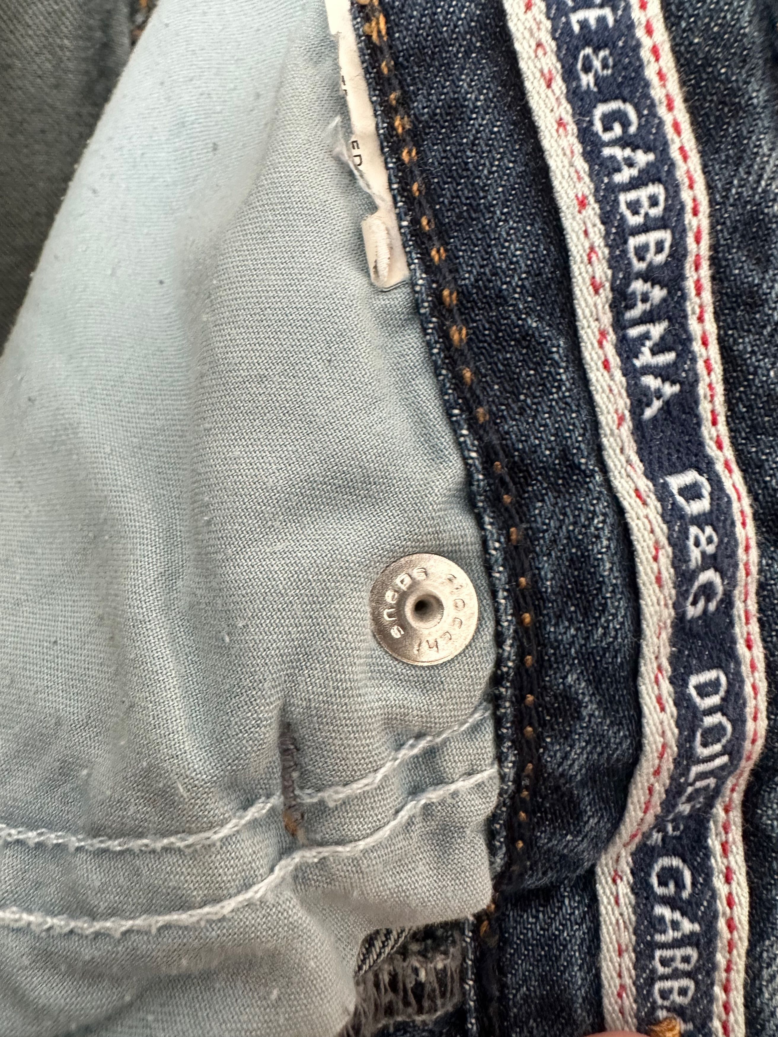 Dolce & Gabbana Dolce Gabbana vintage blue denim jeans pants Size US 33 - 14 Thumbnail